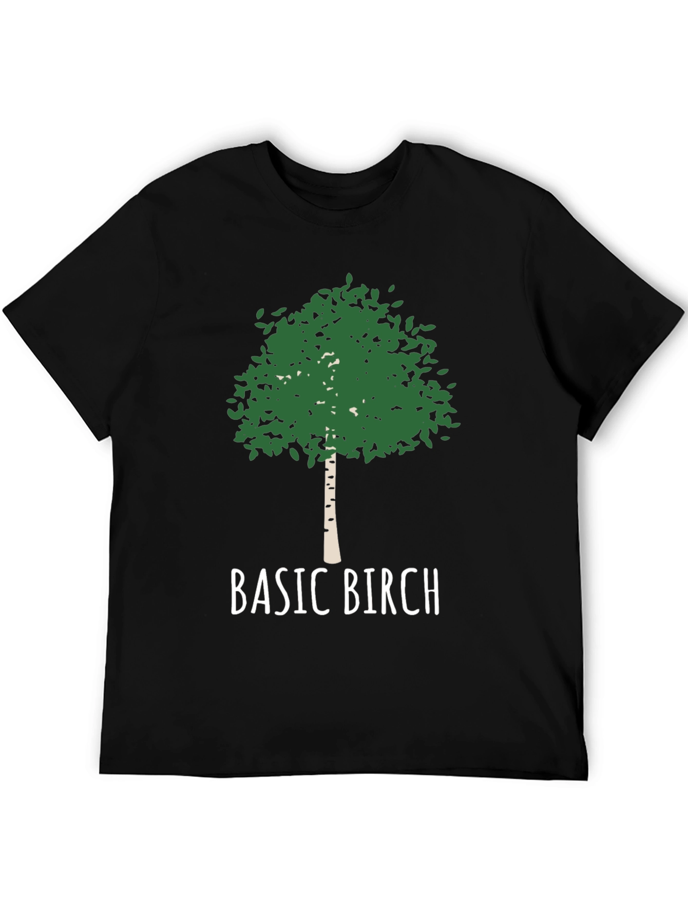 Basic Birch Tree T-Shirt - Nature Lover Tee