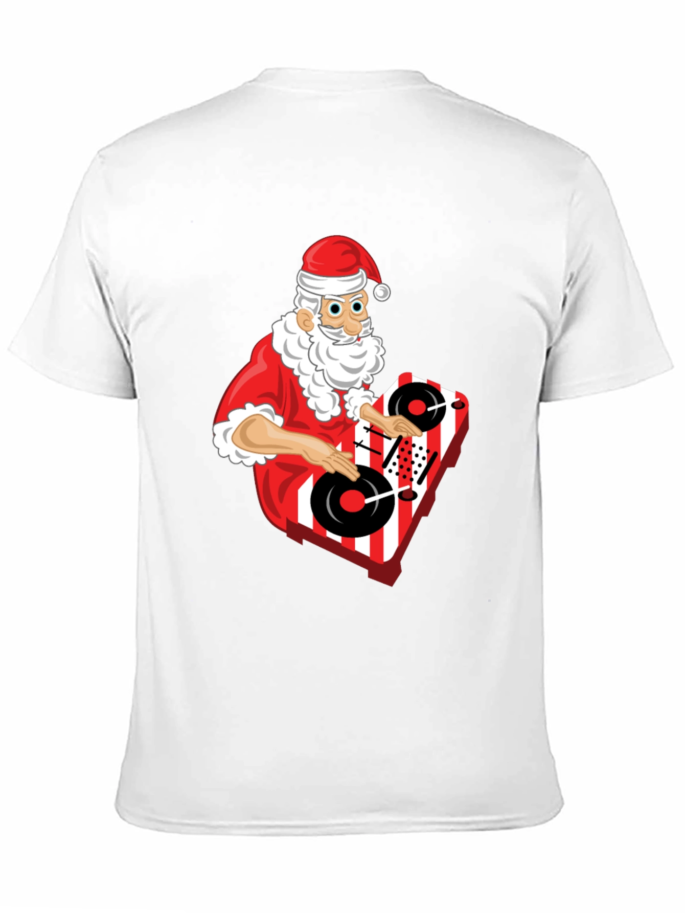 DJ Santa T-Shirt - Holiday Turntable Tee