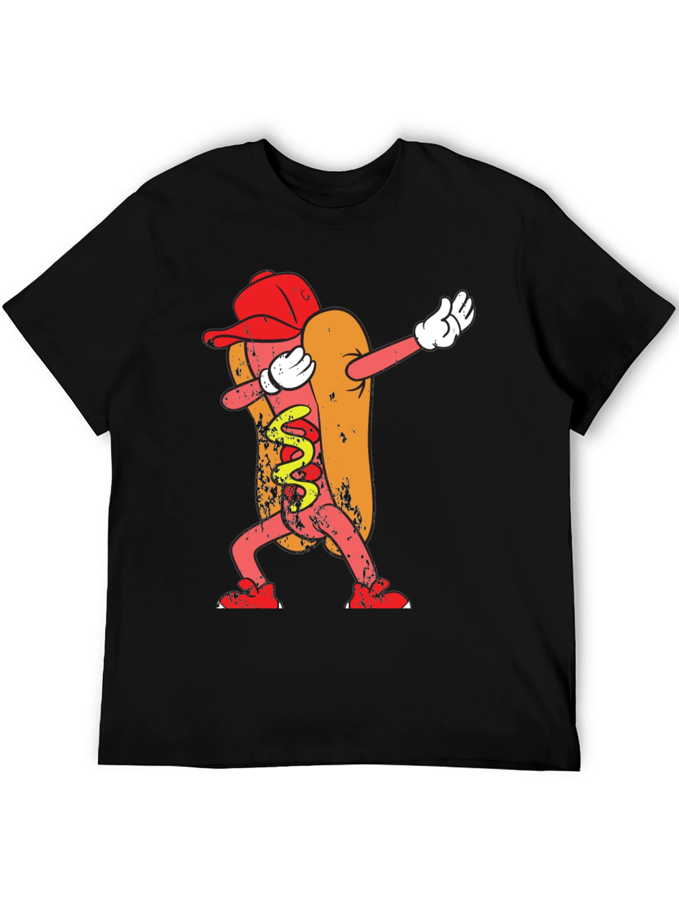 Dabbing Hot Dog Graphic Tee