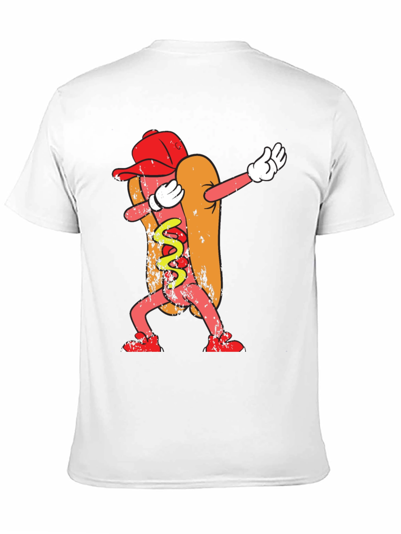 Dabbing Hot Dog Graphic Tee