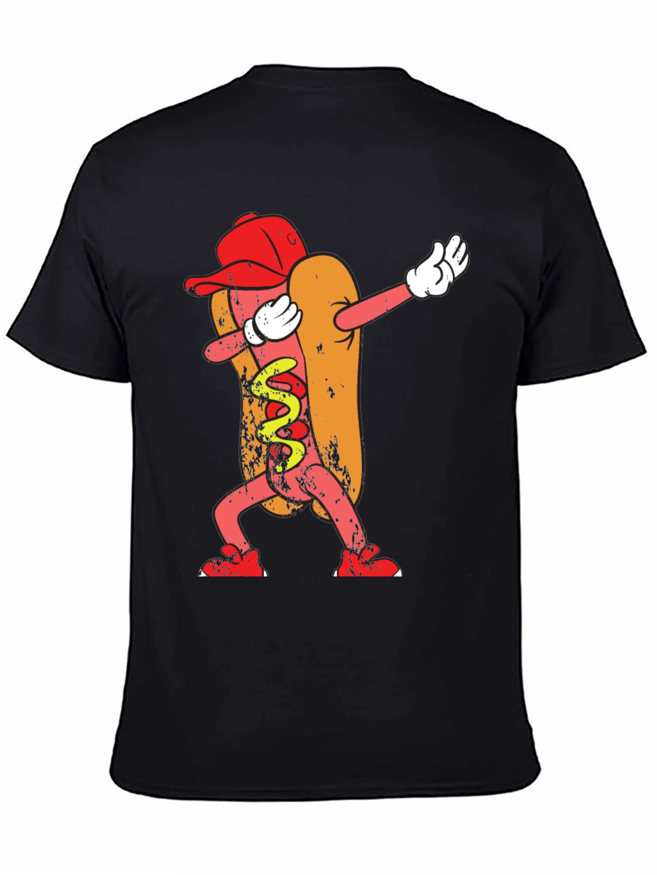 Dabbing Hot Dog Graphic Tee