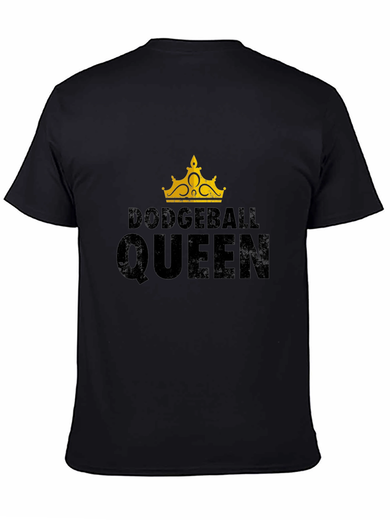 Dodgeball Queen Black Graphic T-Shirt