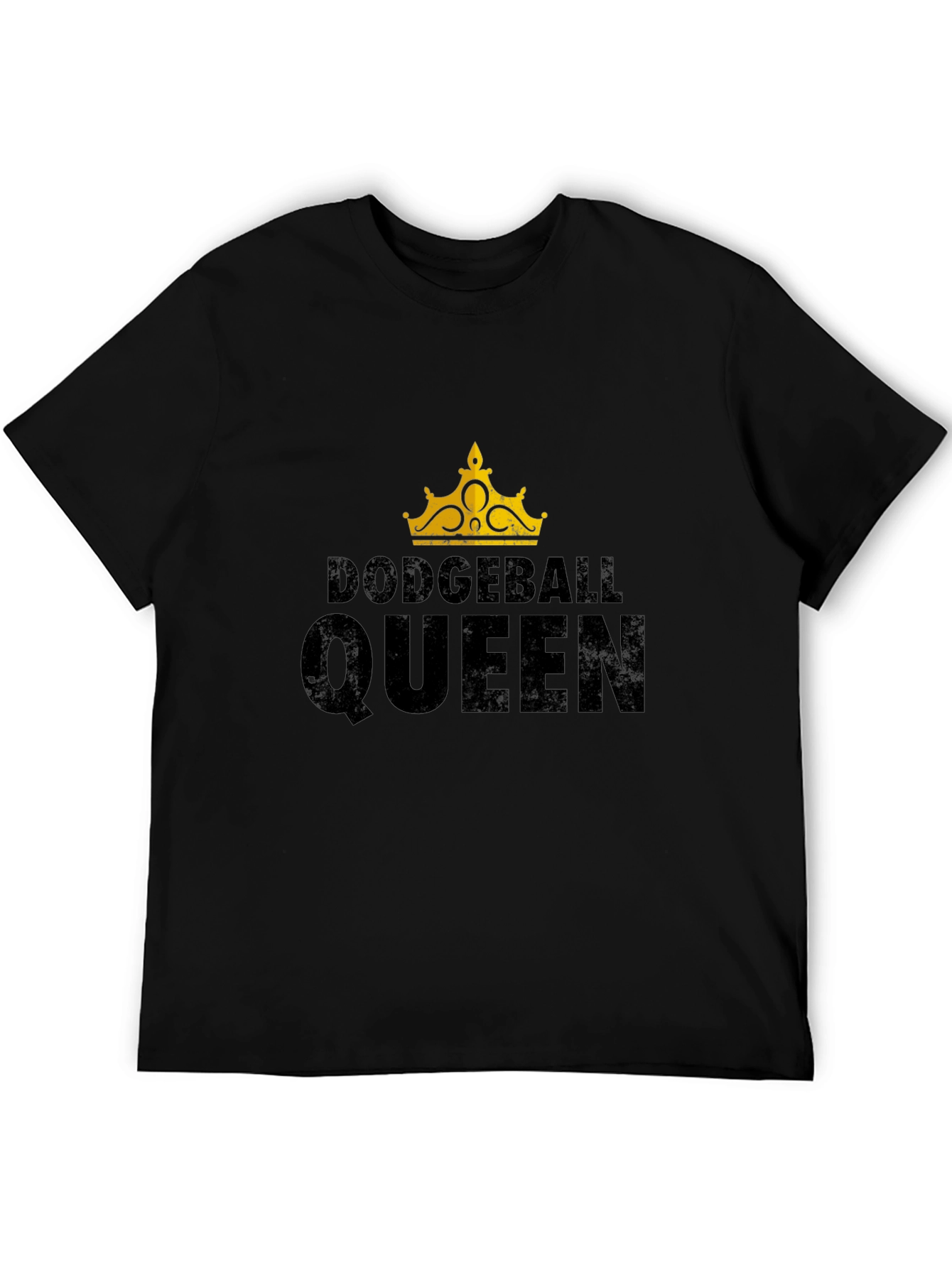 Dodgeball Queen Black Graphic T-Shirt