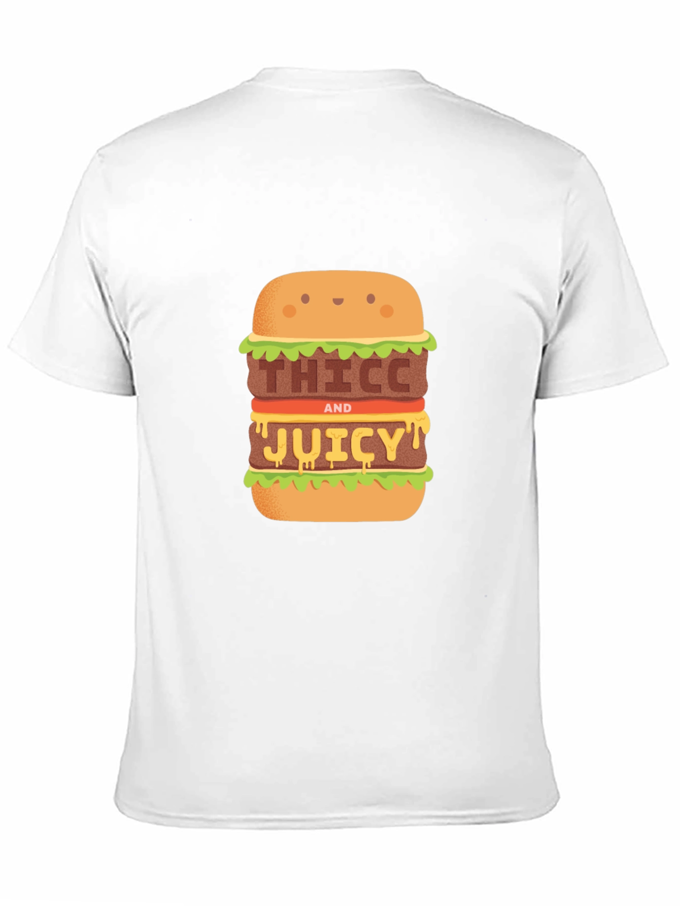 Thiccc and Juicy Burger Graphic Tee