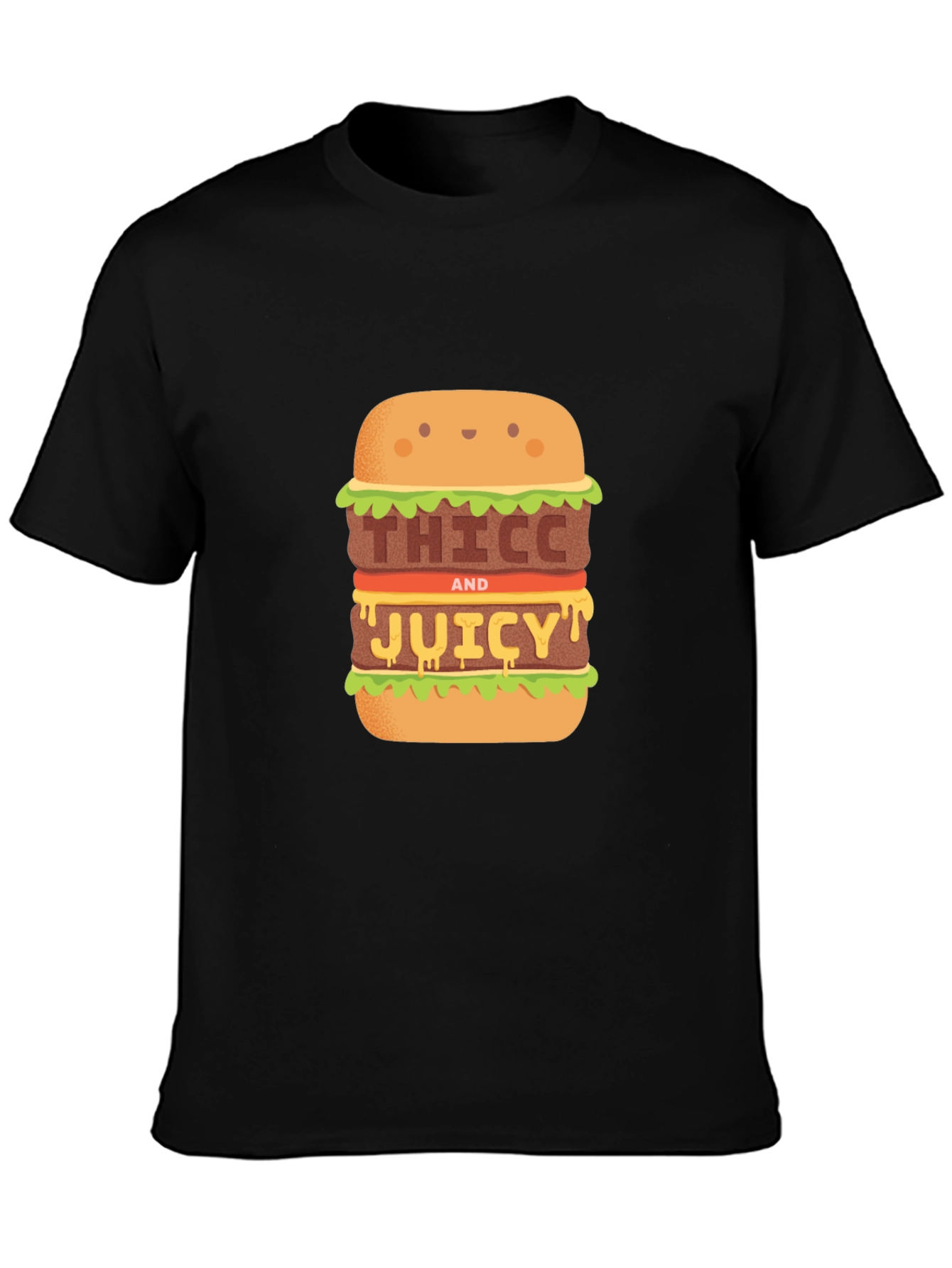 Thiccc and Juicy Burger Graphic Tee