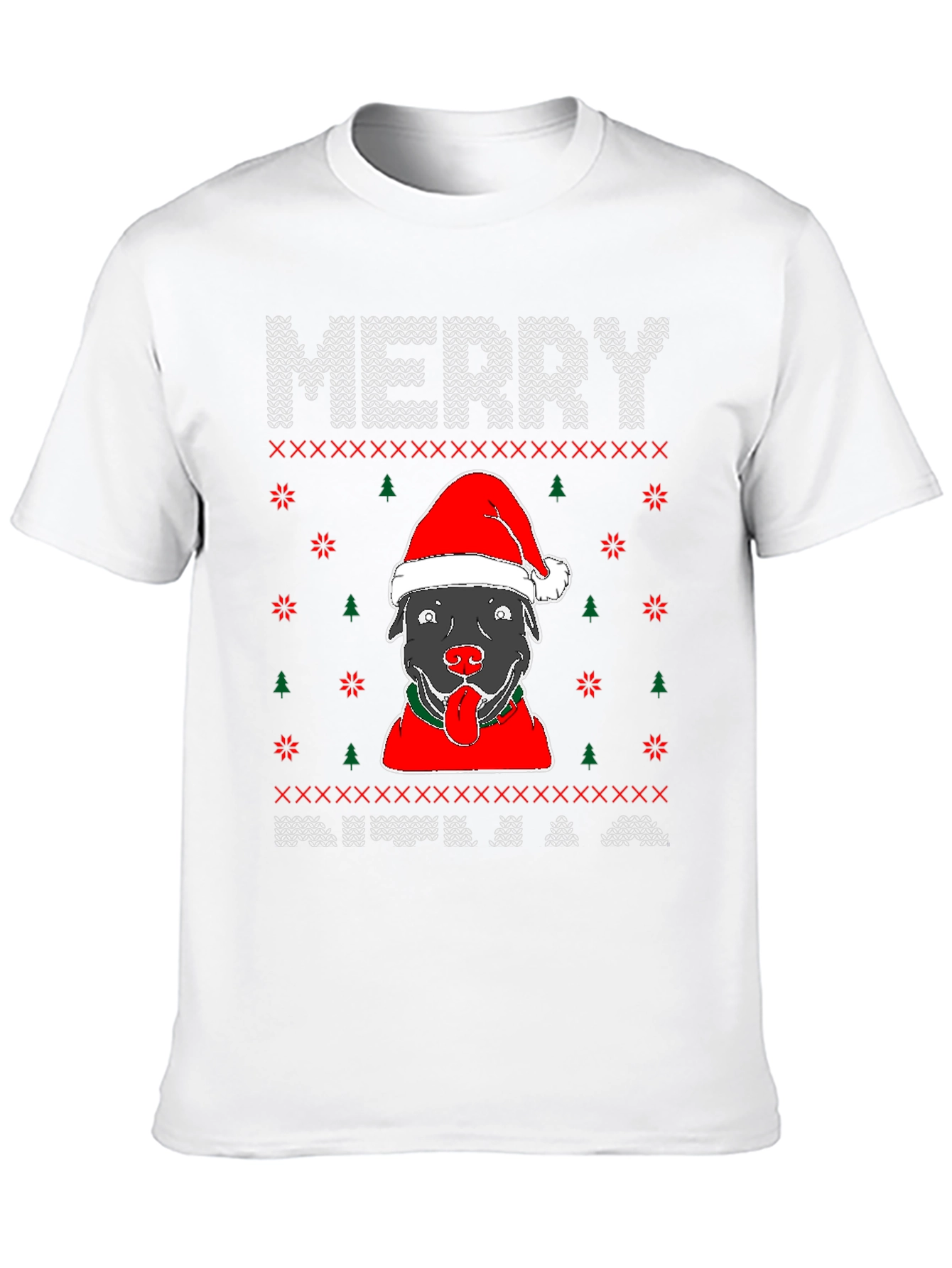 Merry Christmas Dog Graphic Tee