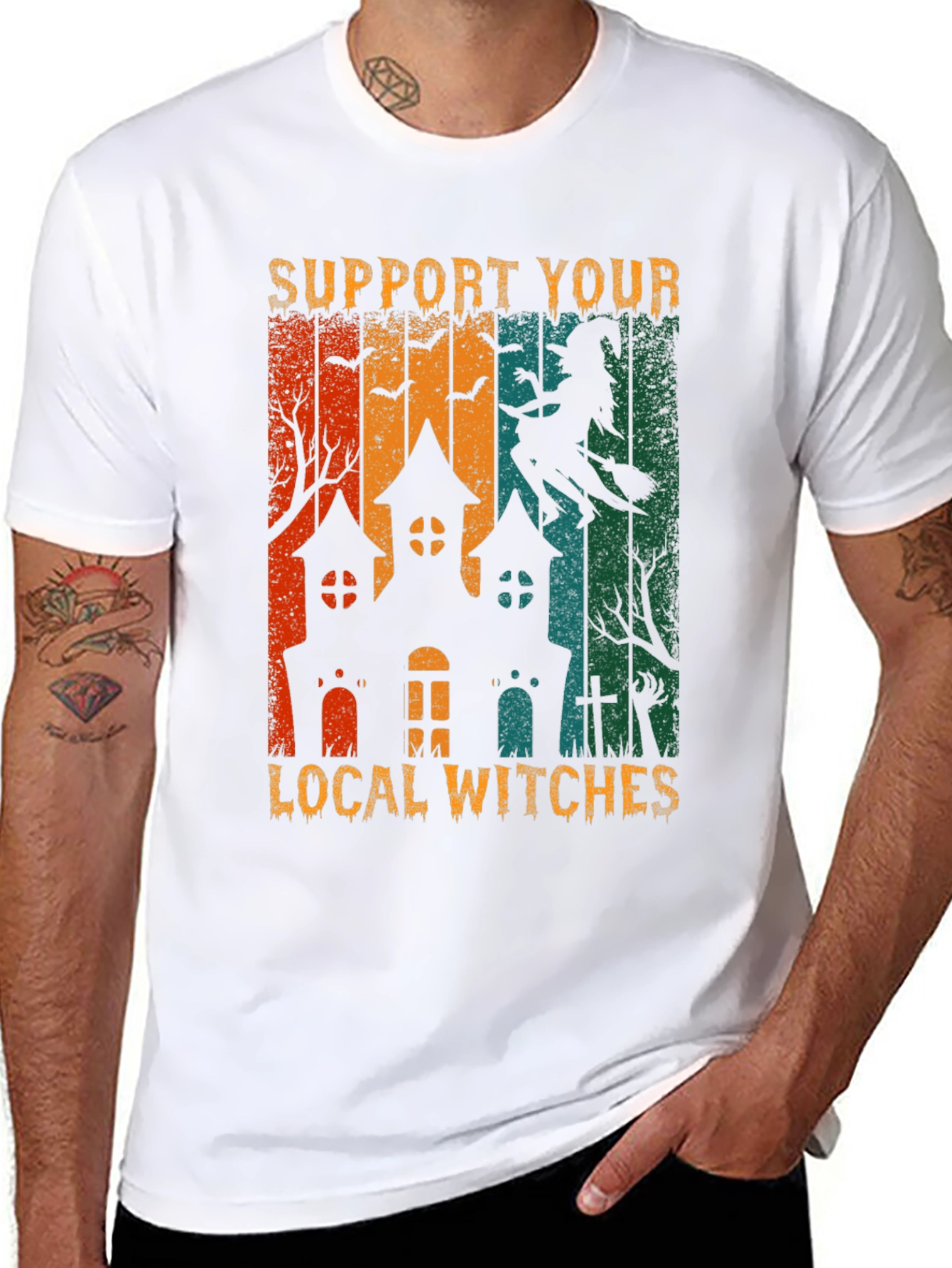 Support Your Local Witches Halloween T-Shirt