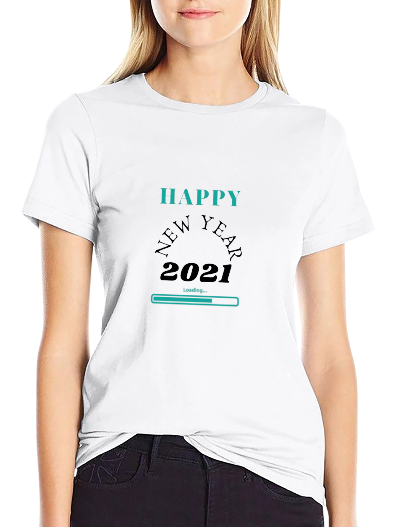 Happy New Year 2021 Loading Graphic T-Shirt