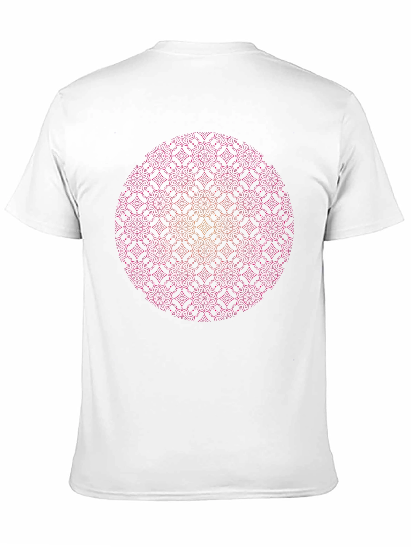 Mandala Graphic Tee - Black Cotton Comfort
