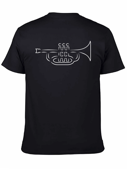 Trumpet Graphic Tee - Stylish Music Lover T-Shirt