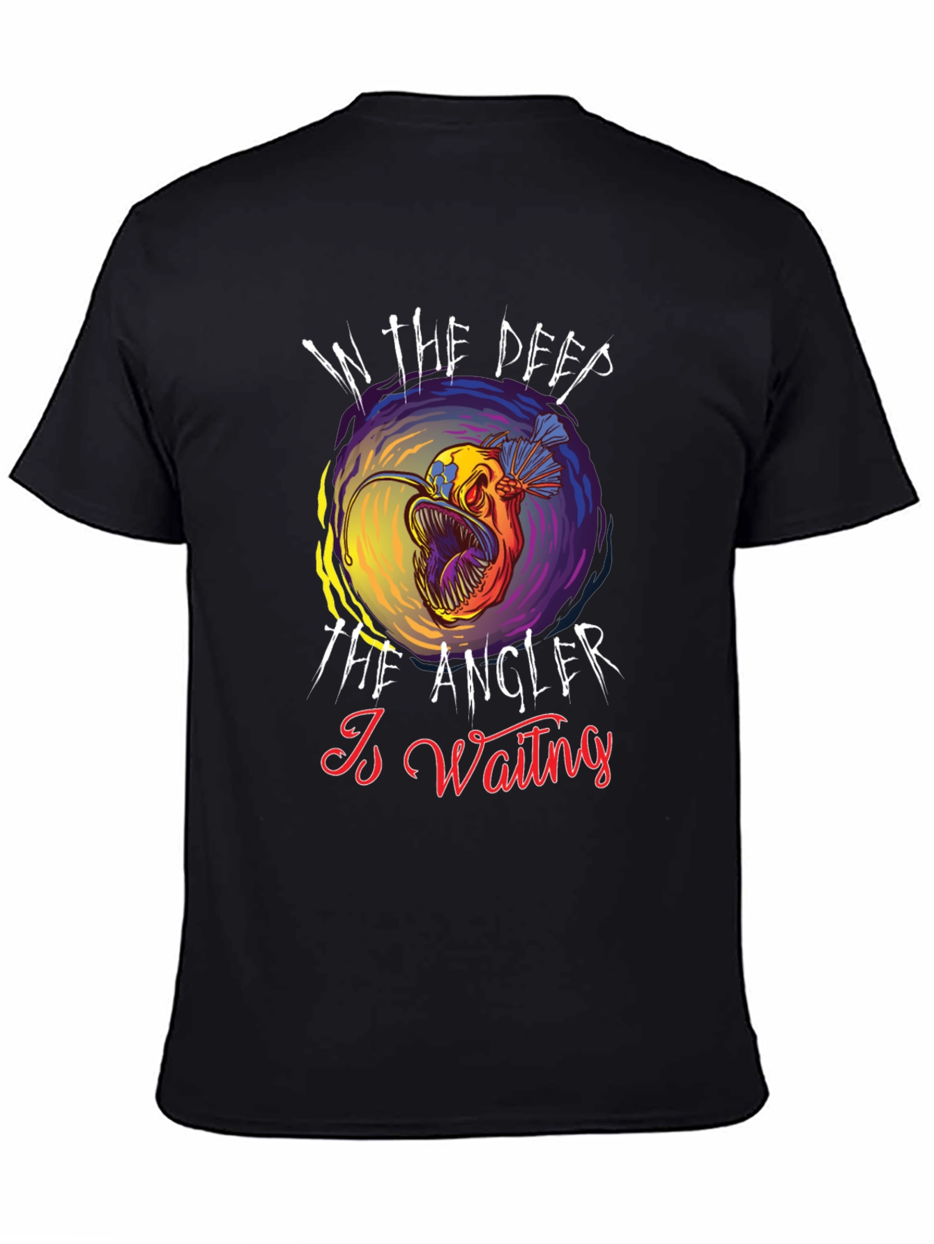 Angler Fish Graphic T-Shirt - Deep Sea Design