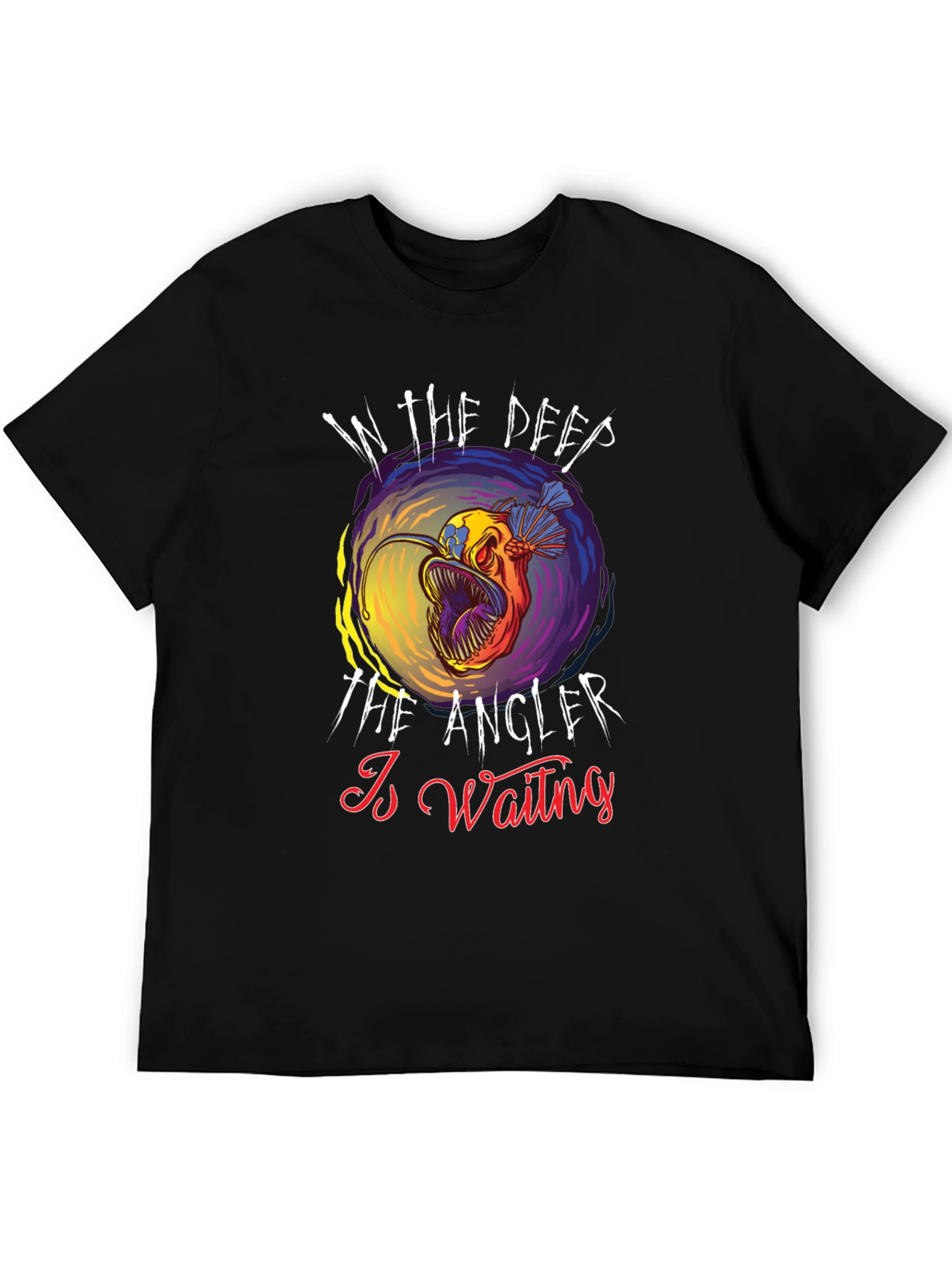 Angler Fish Graphic T-Shirt - Deep Sea Design