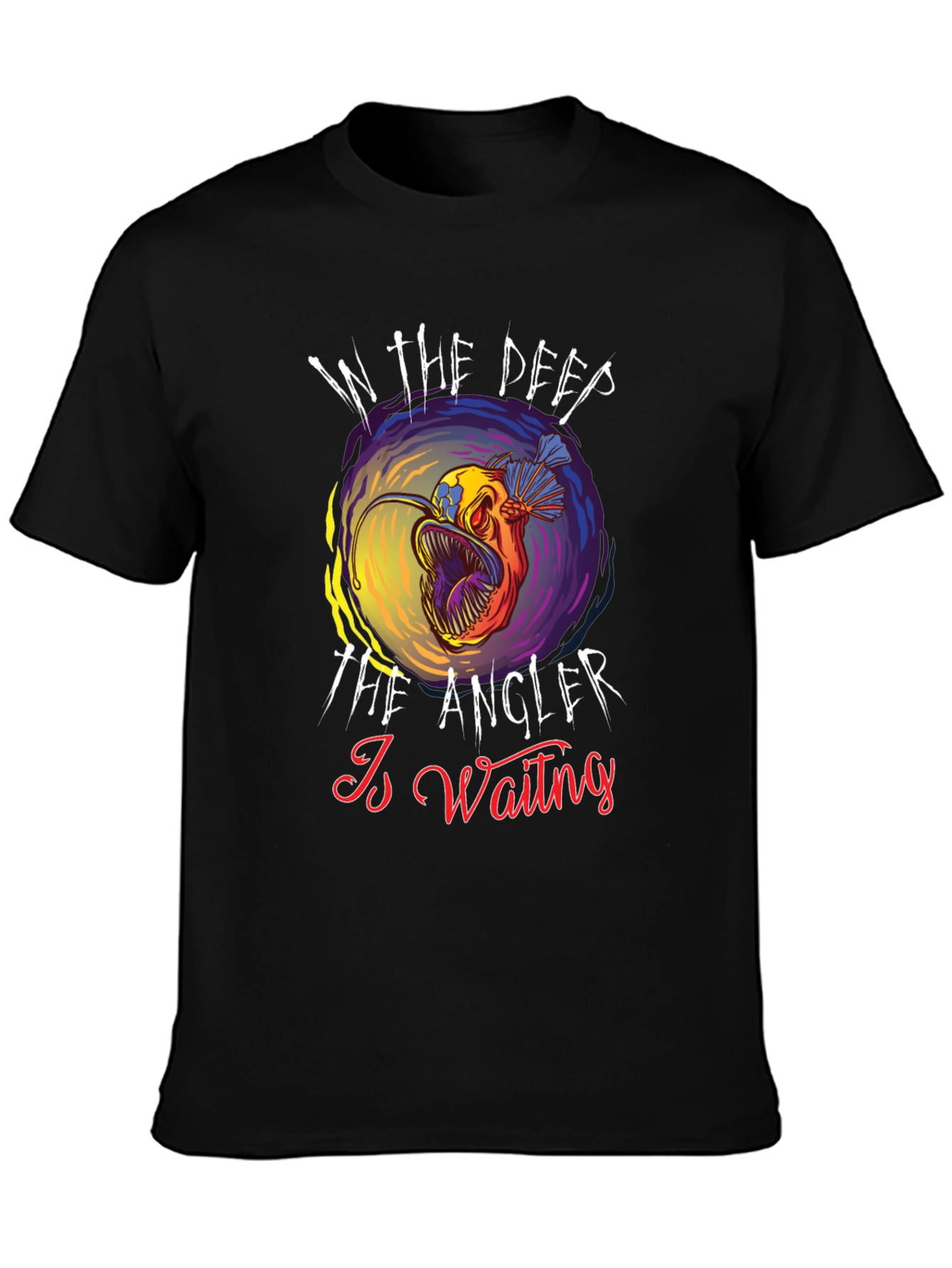 Angler Fish Graphic T-Shirt - Deep Sea Design