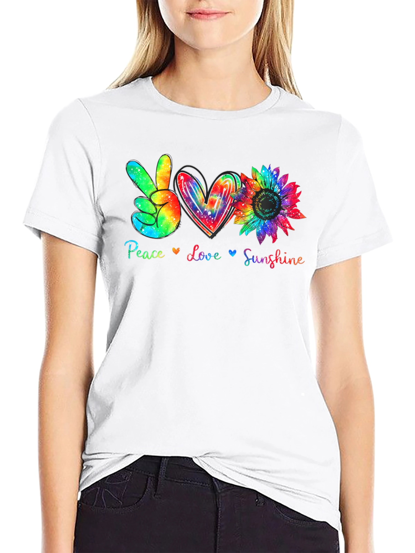 Peace Love Sunshine Graphic Tee