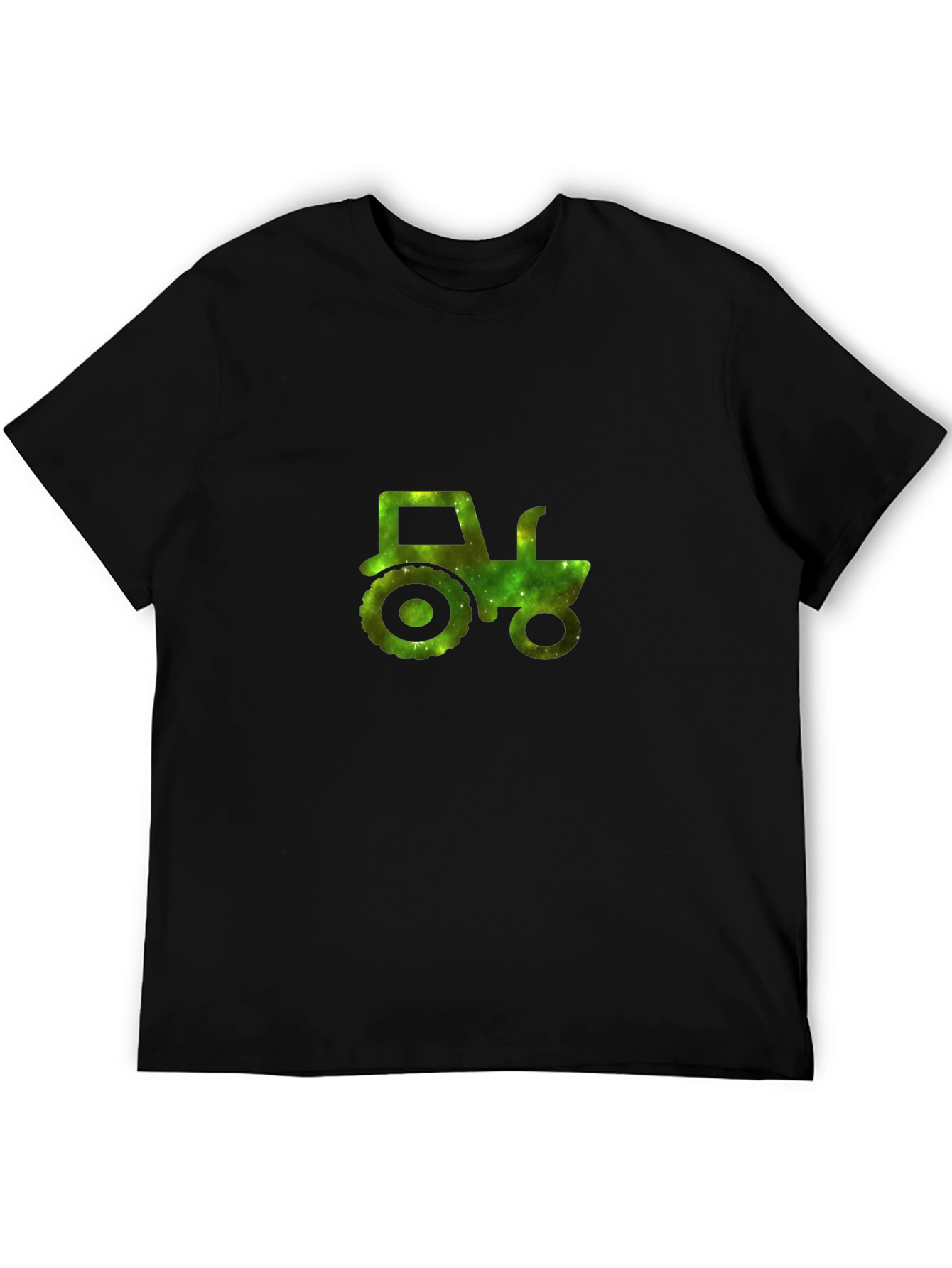 Green Tractor Graphic Tee - Farm Life Shirt