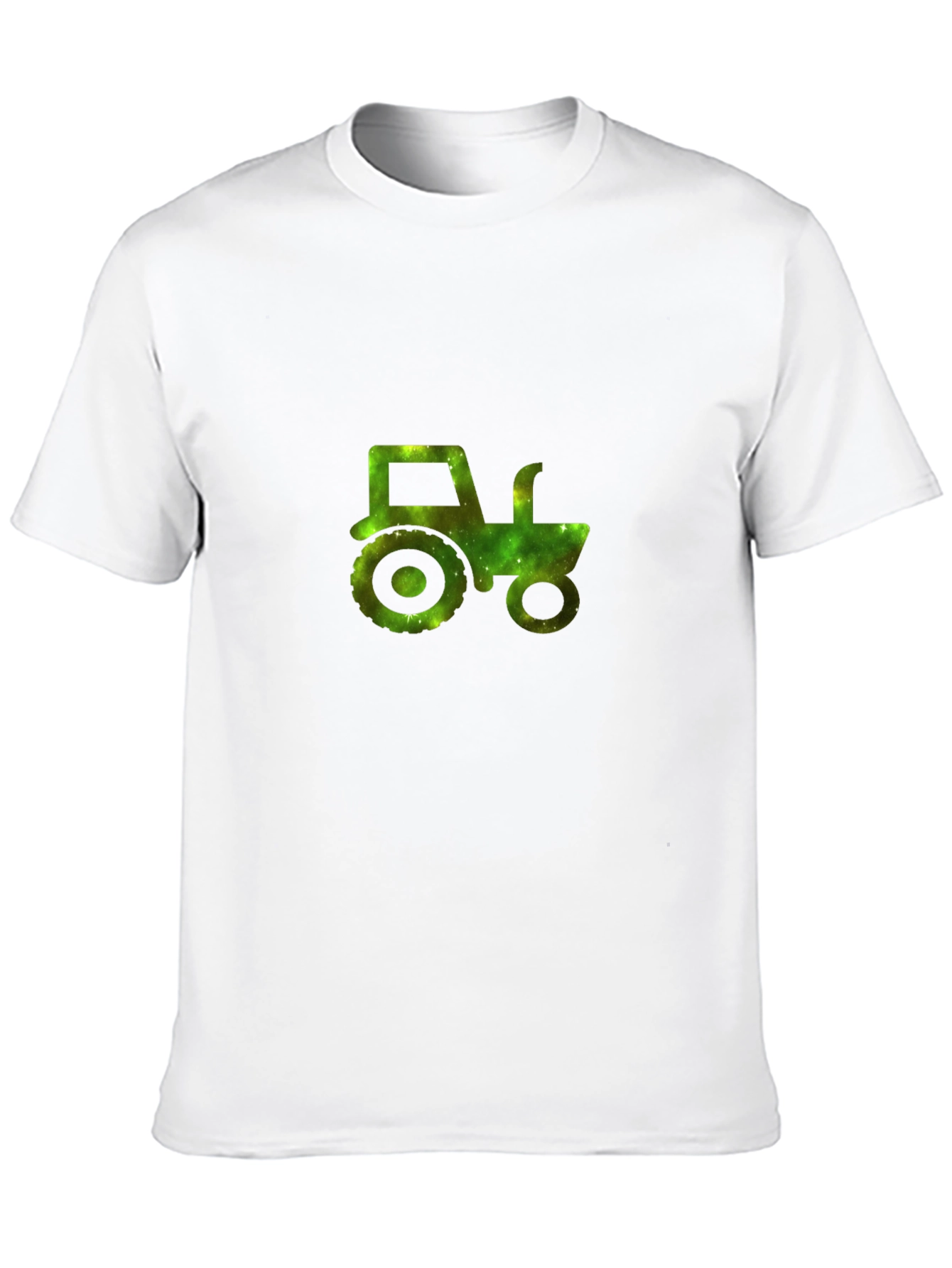 Green Tractor Graphic Tee - Farm Life Shirt
