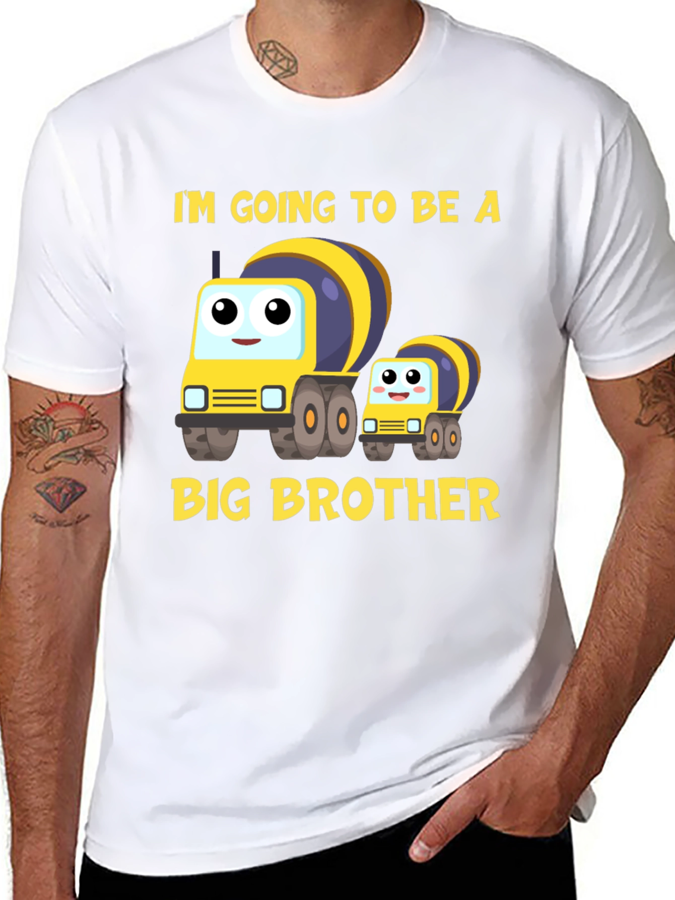 Big Brother Concrete Truck T-Shirt