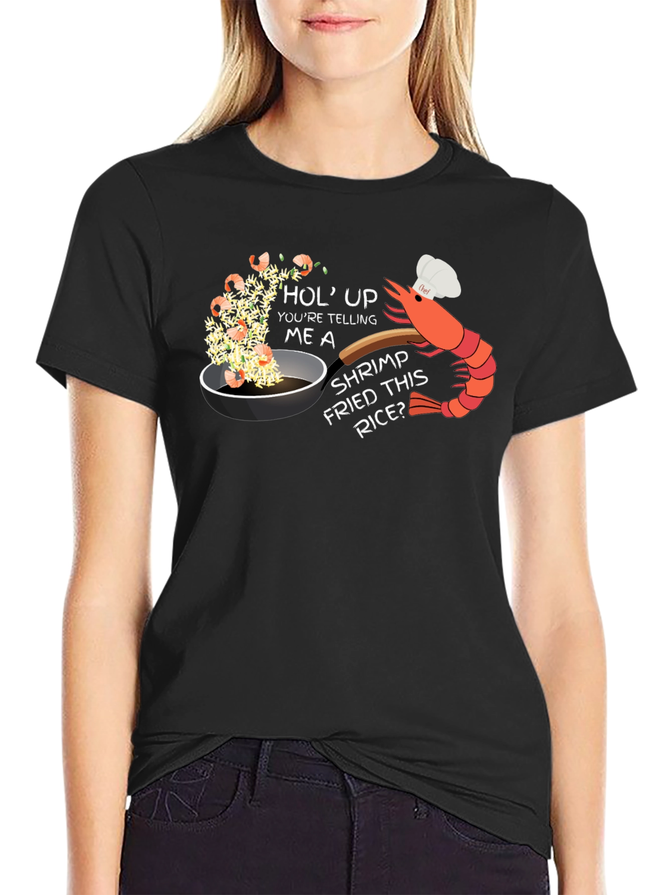 Shrimp Fried Rice Humor T-Shirt