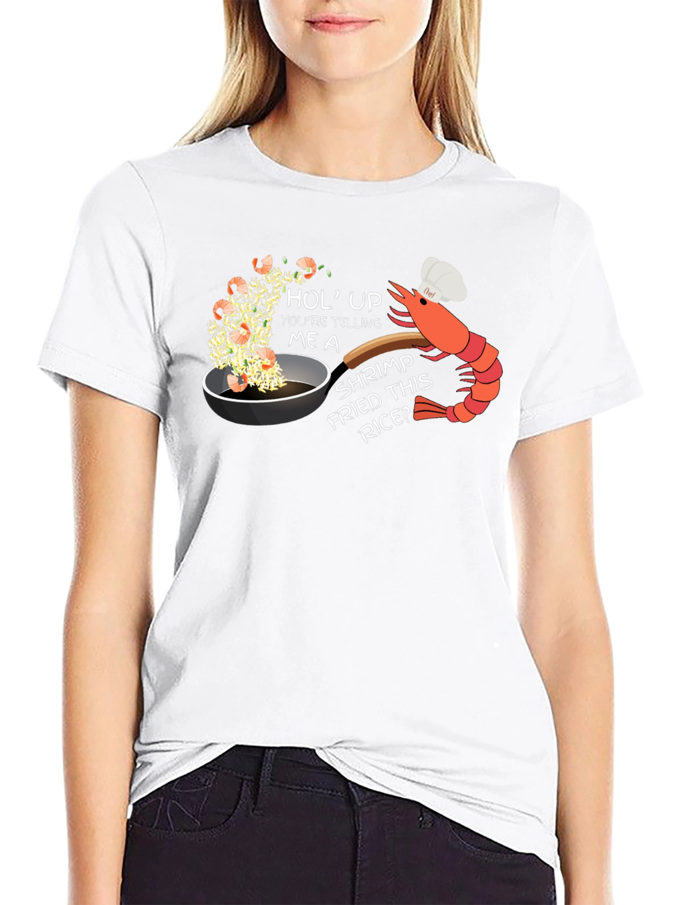 Shrimp Fried Rice Humor T-Shirt