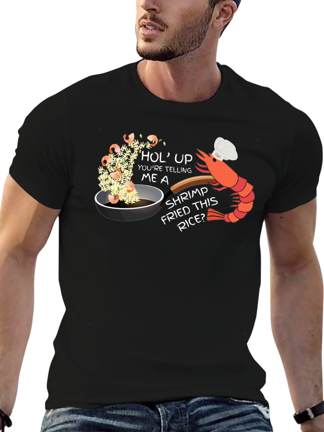 Shrimp Fried Rice Humor T-Shirt