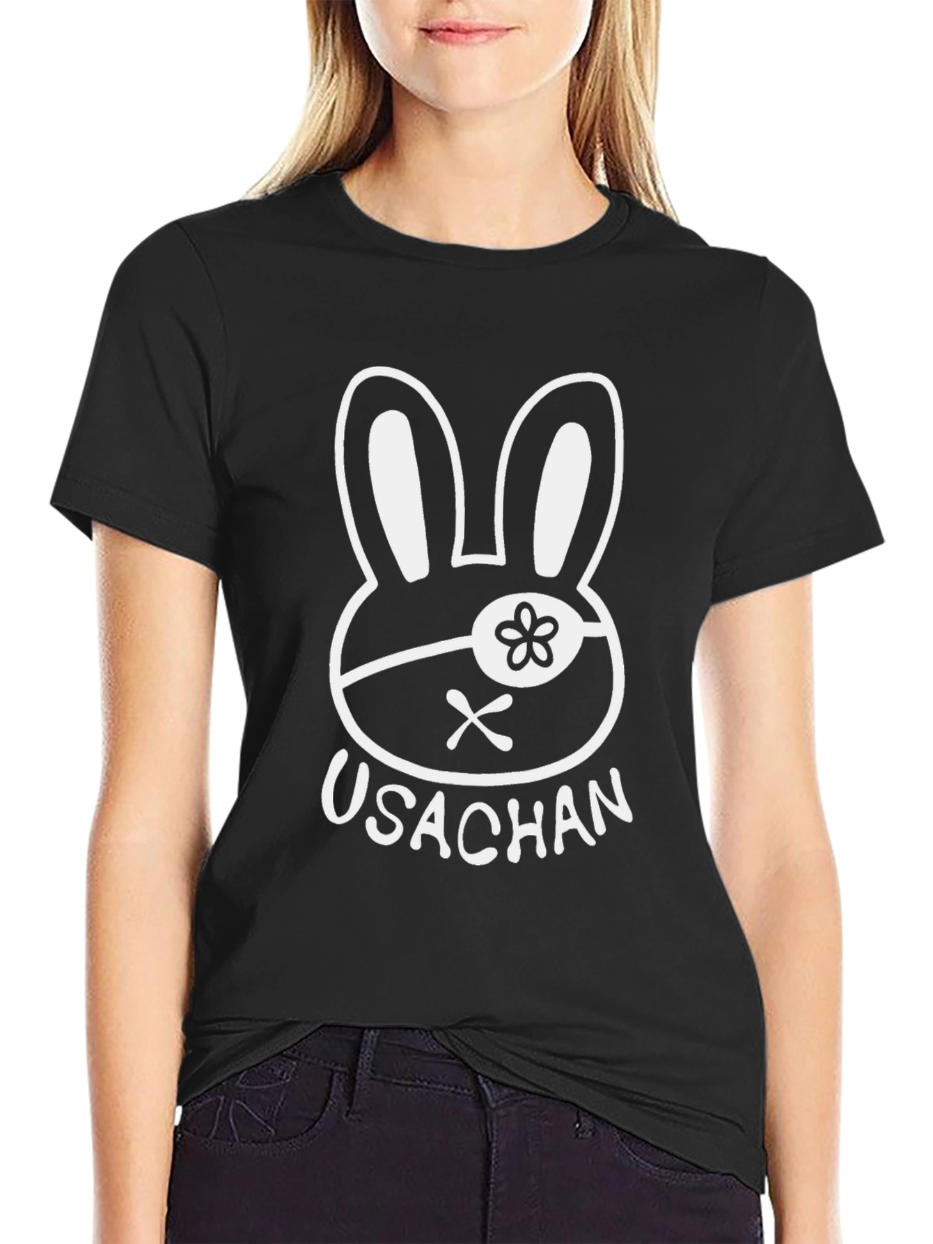 Usachan T-Shirt - Anime Bunny Design