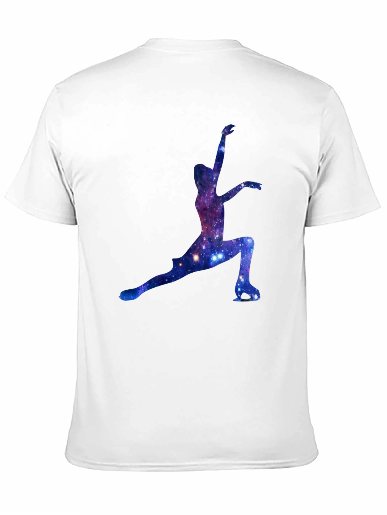Galaxy Ice Skater Graphic Tee - Black