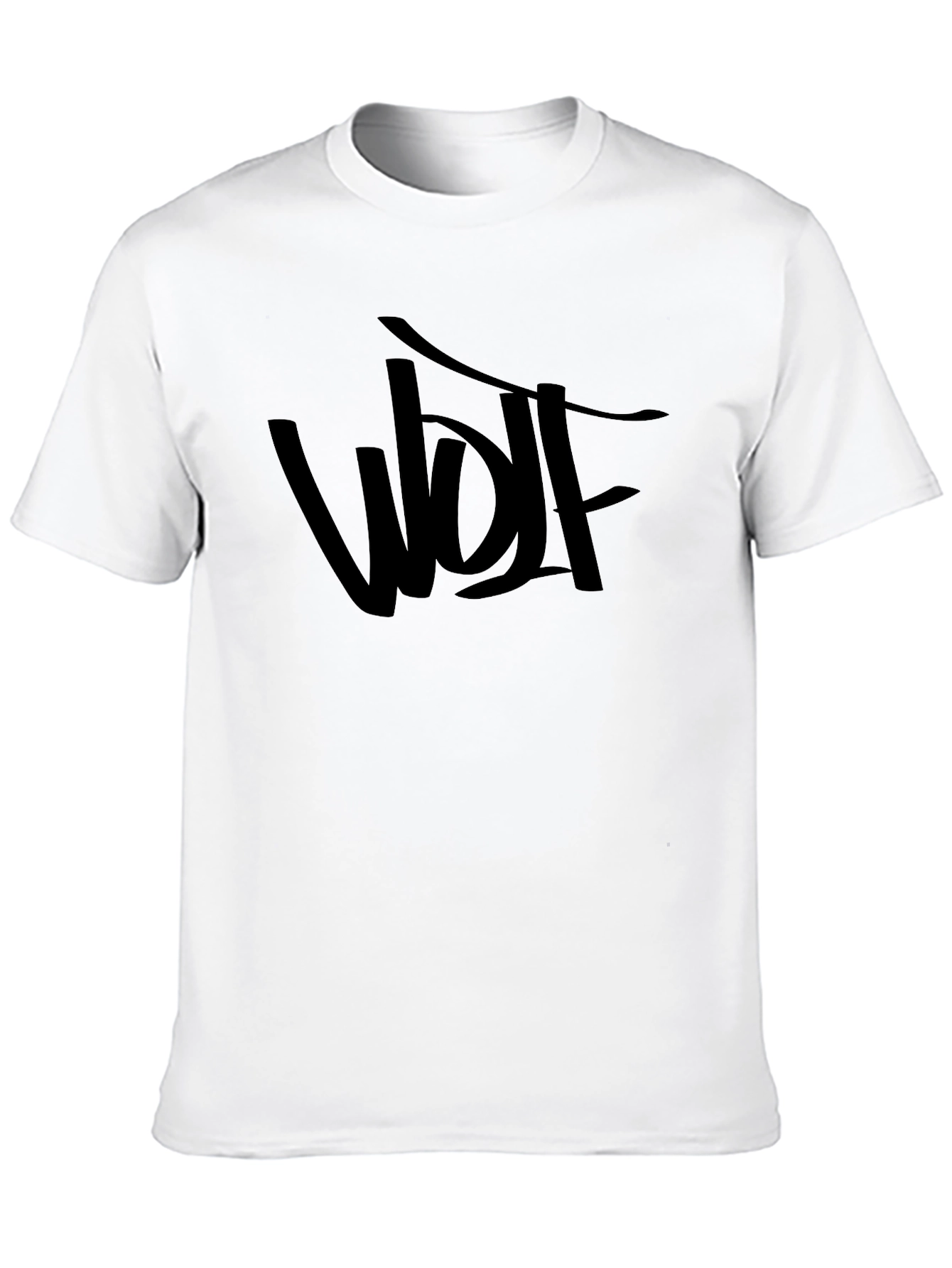 Wolf Graphic Tee - Black Short Sleeve T-Shirt