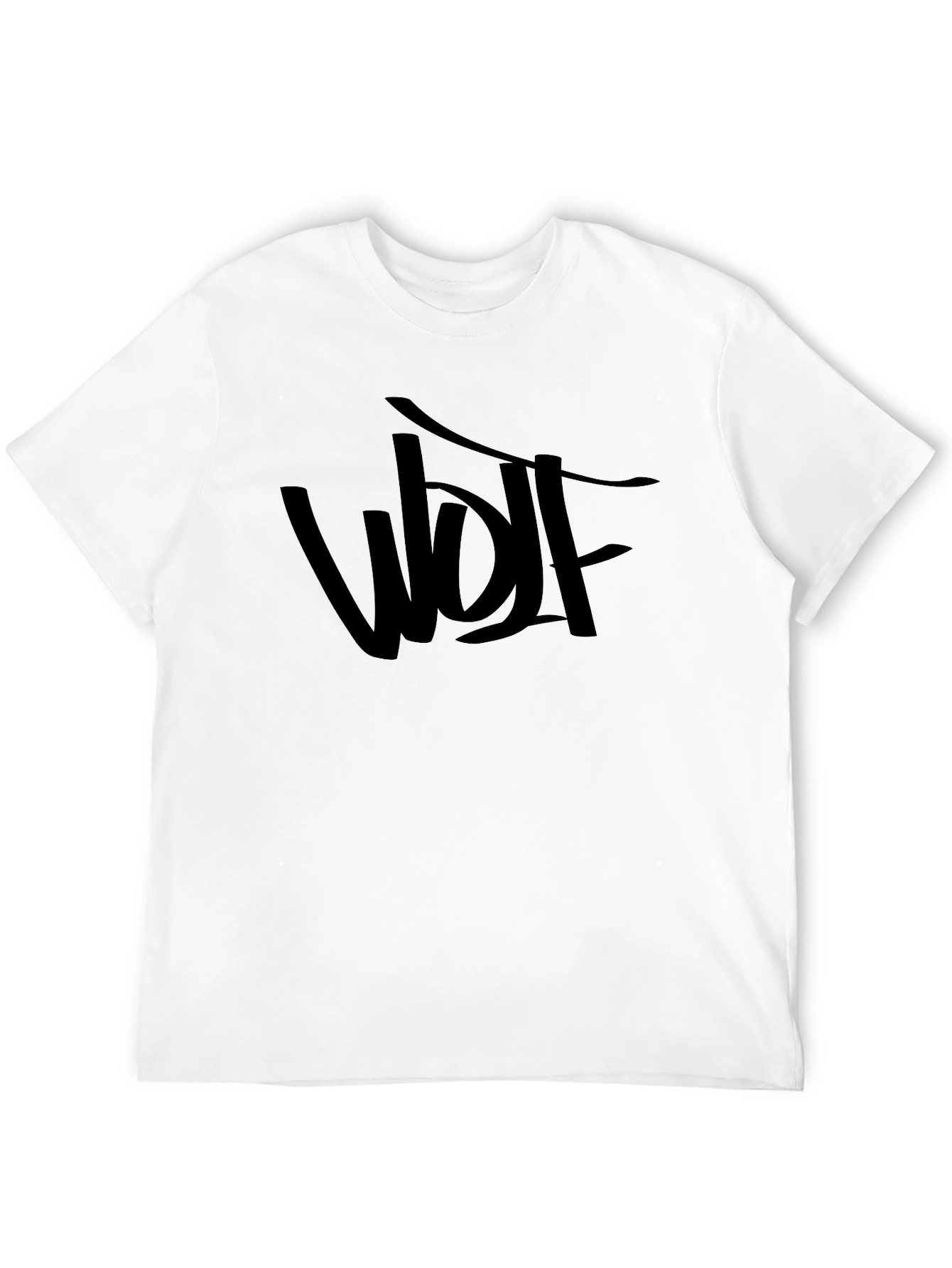 Wolf Graphic Tee - Black Short Sleeve T-Shirt