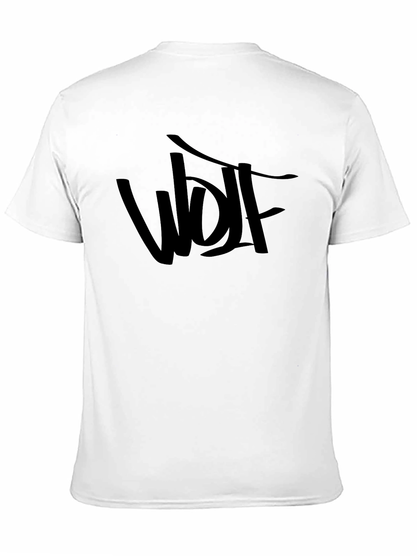 Wolf Graphic Tee - Black Short Sleeve T-Shirt