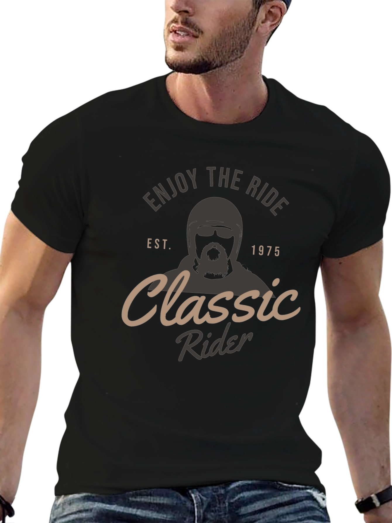 Classic Rider T-Shirt - Enjoy The Ride Est. 1975