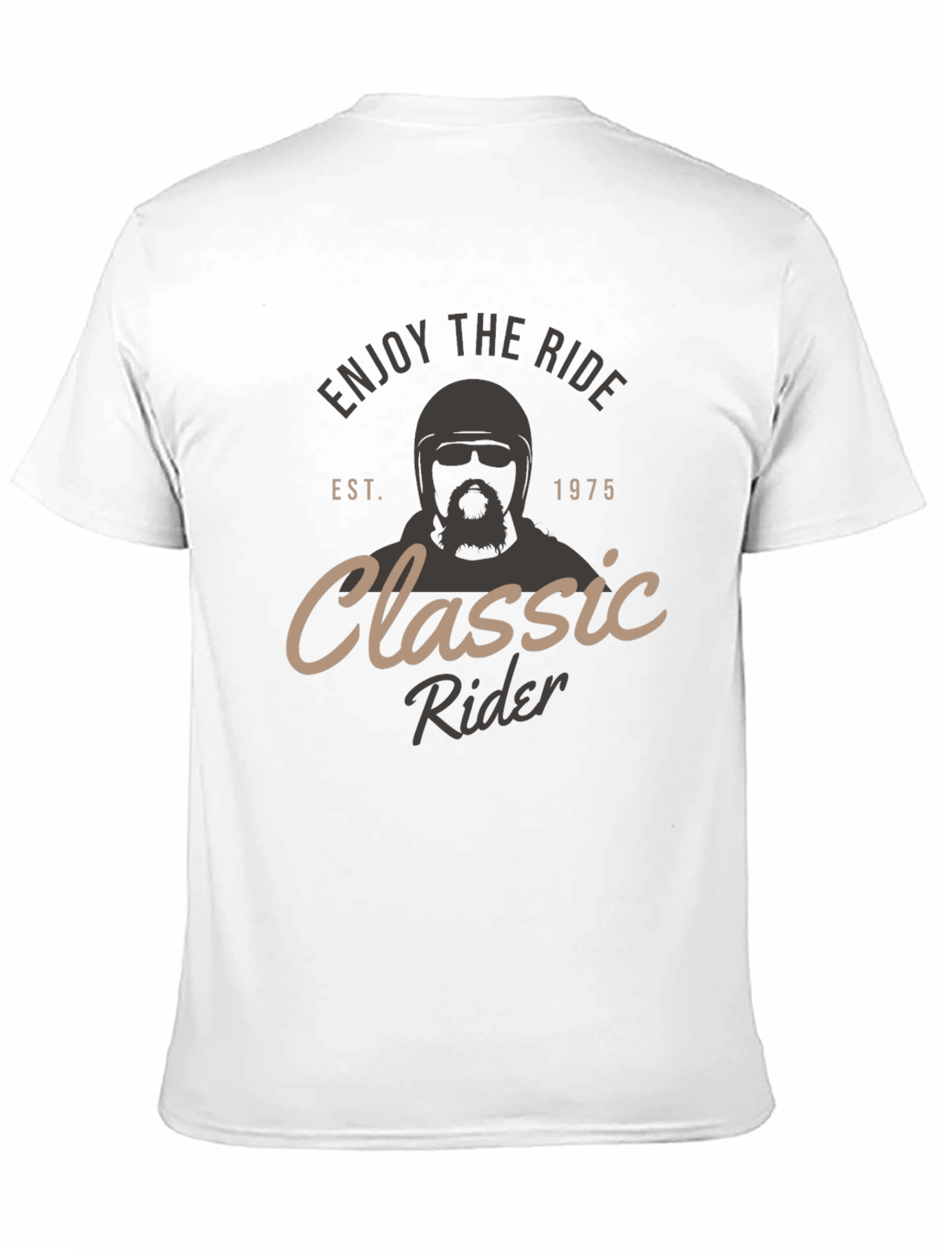 Classic Rider T-Shirt - Enjoy The Ride Est. 1975
