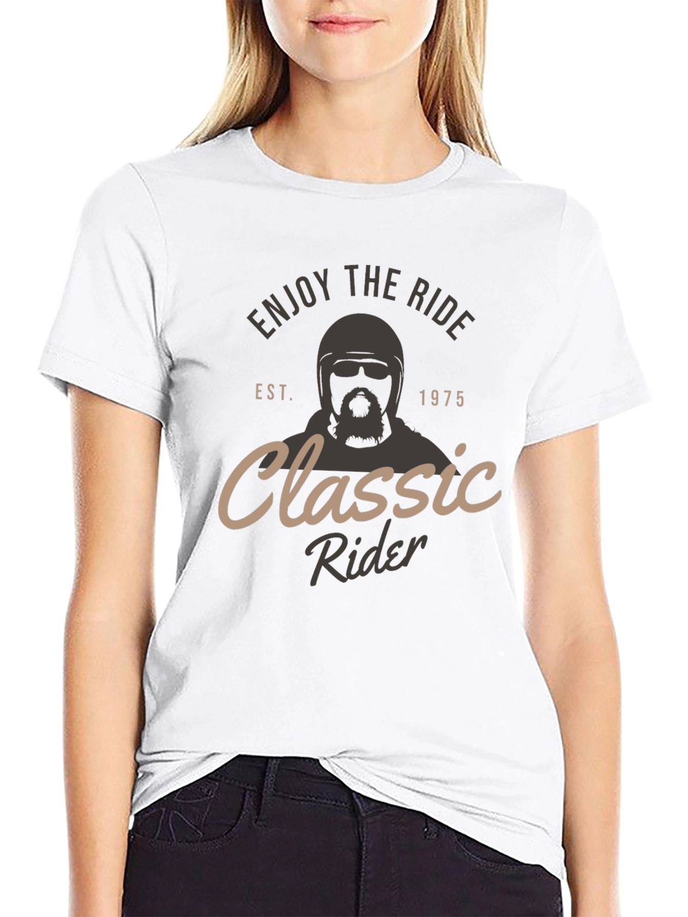 Classic Rider T-Shirt - Enjoy The Ride Est. 1975