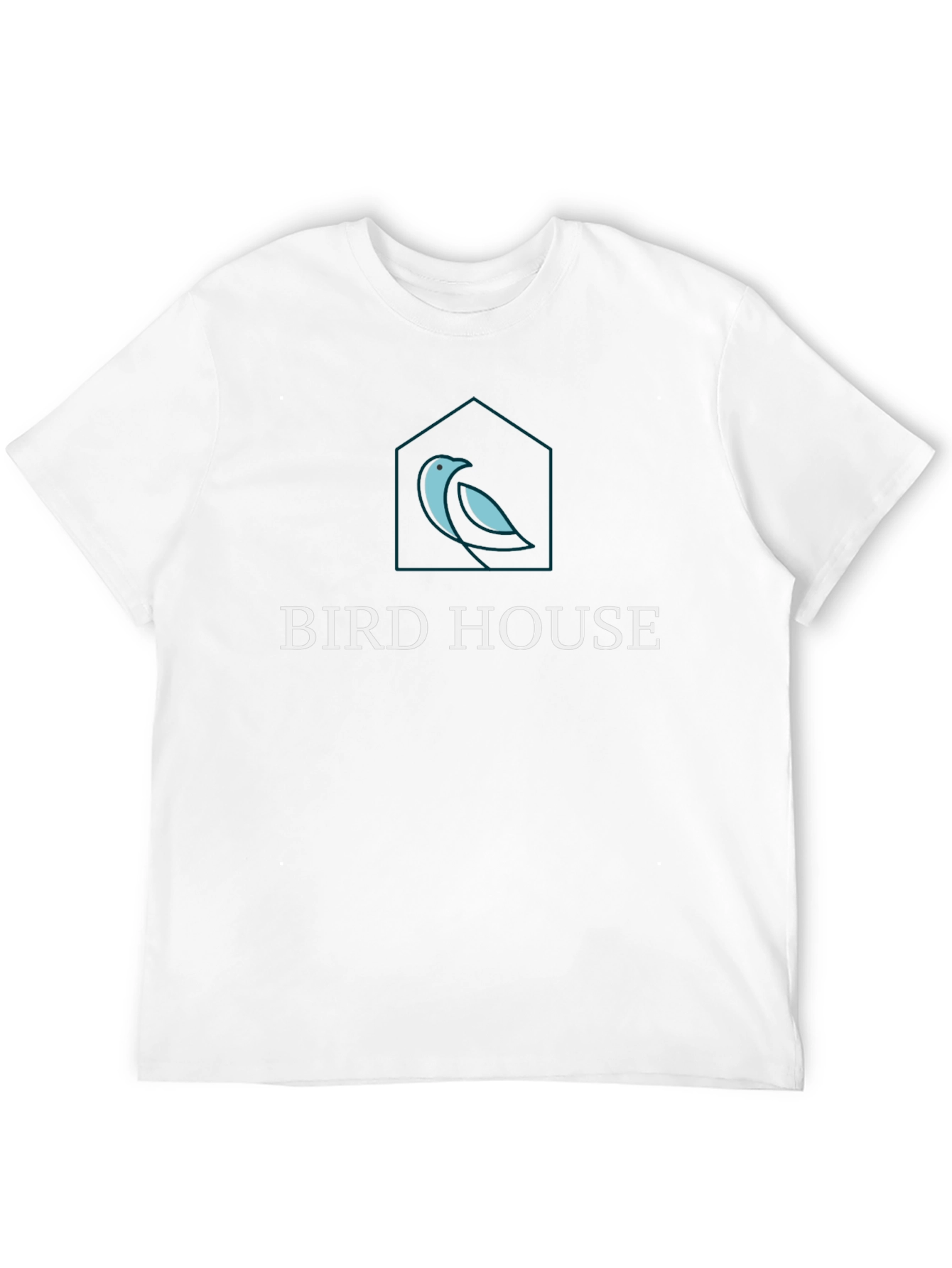 Bird House Graphic Black T-Shirt
