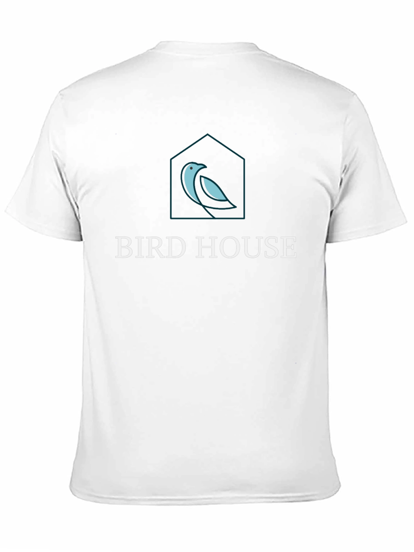 Bird House Graphic Black T-Shirt