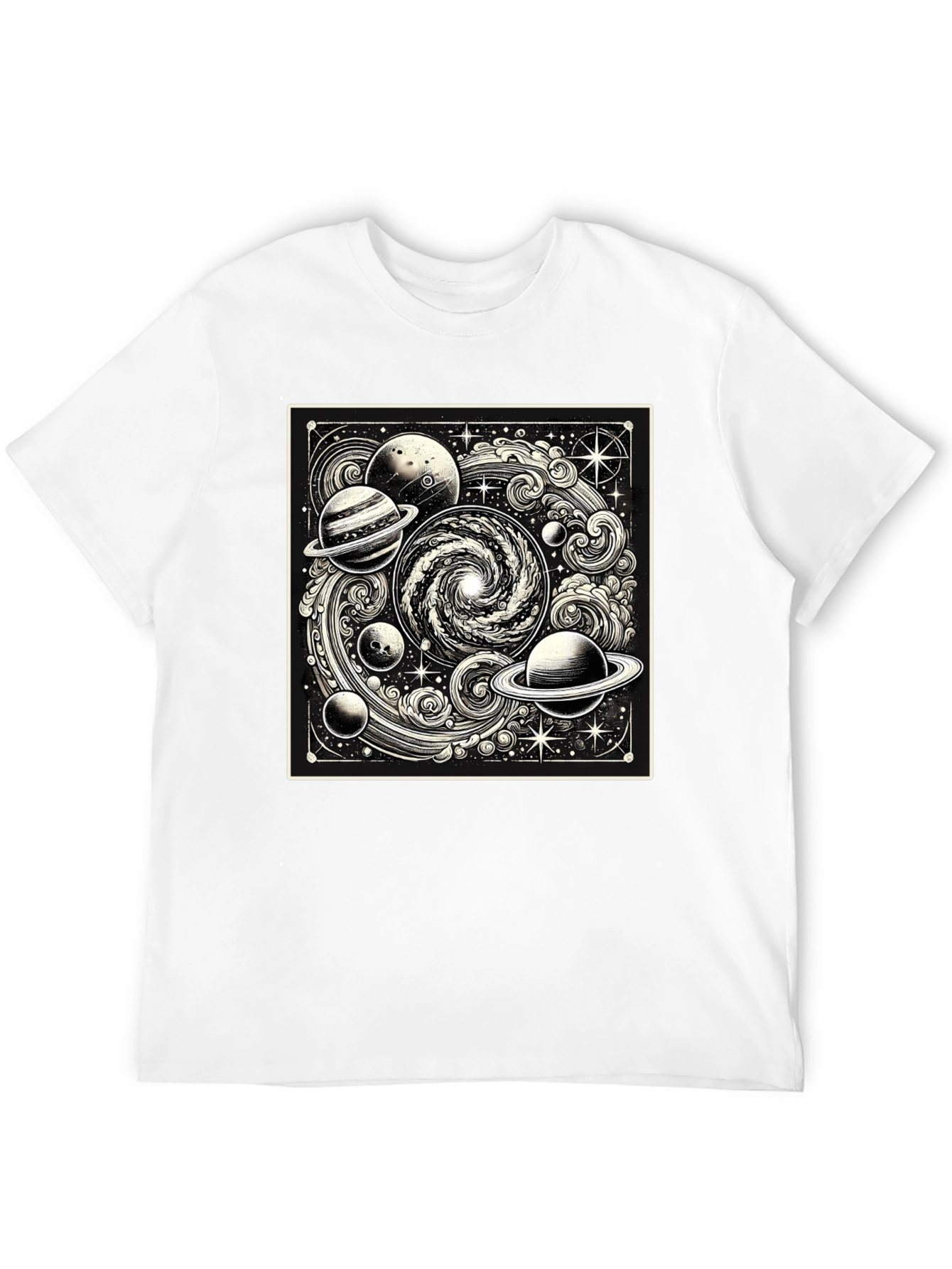Cosmic Galaxy Black T-Shirt
