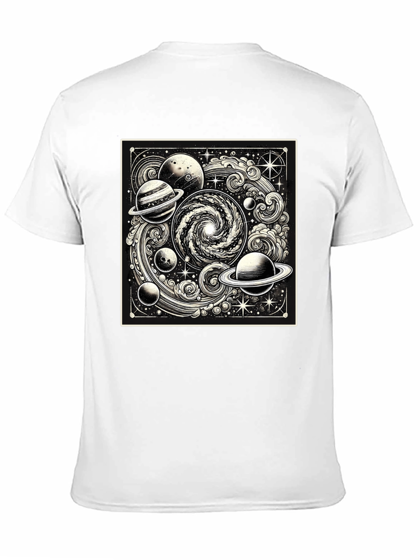 Cosmic Galaxy Black T-Shirt