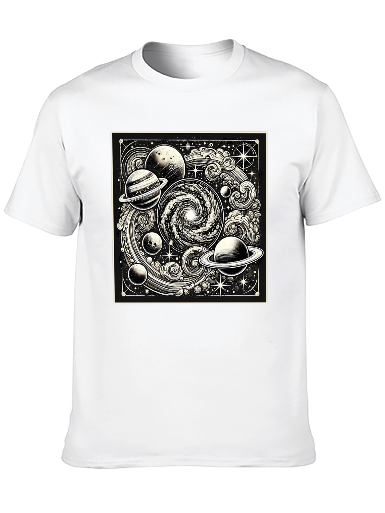 Cosmic Galaxy Black T-Shirt