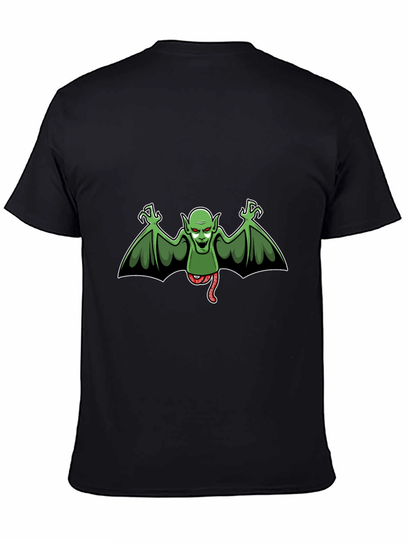 Spooky Bat Creature Graphic T-Shirt