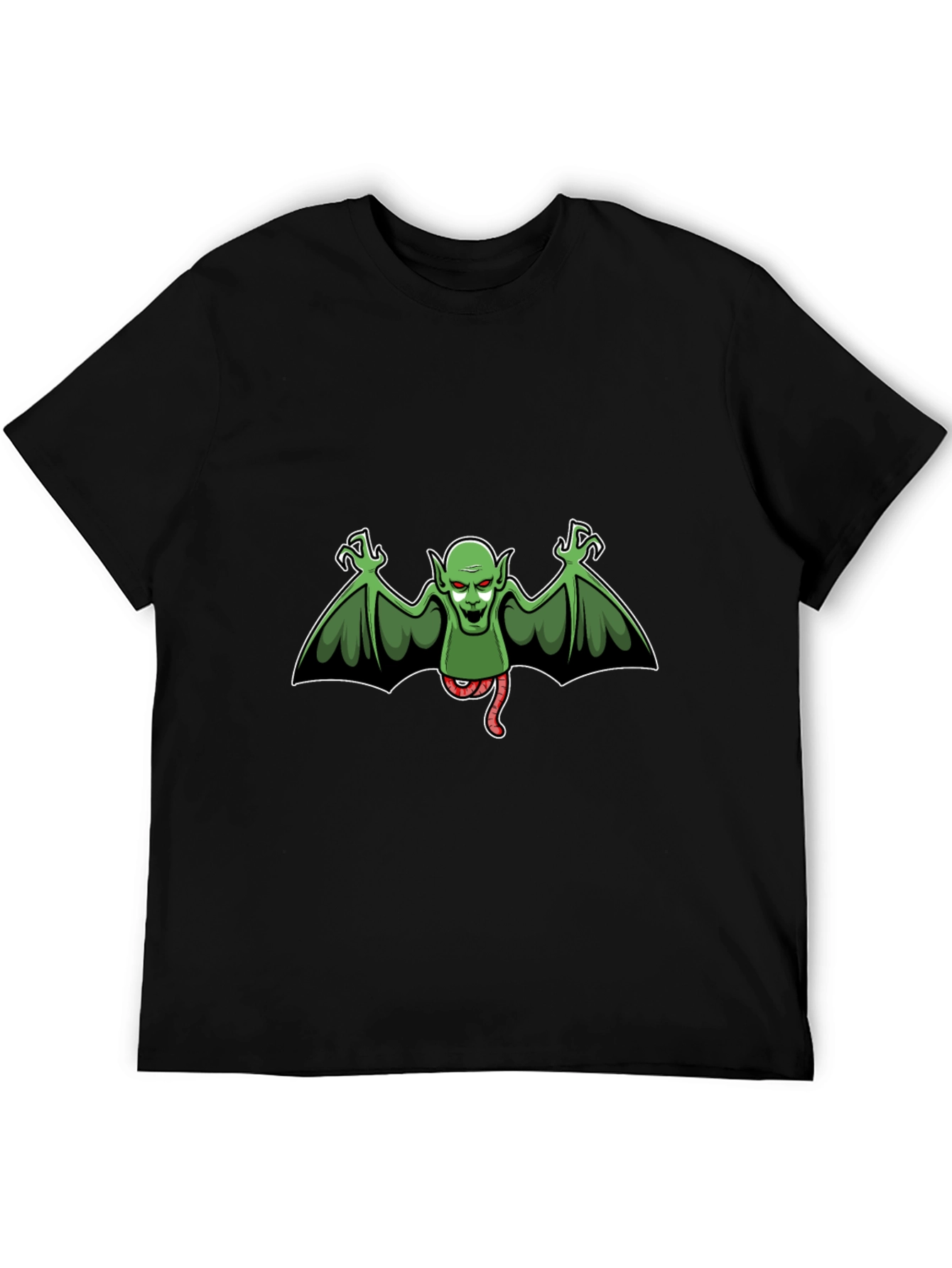Spooky Bat Creature Graphic T-Shirt