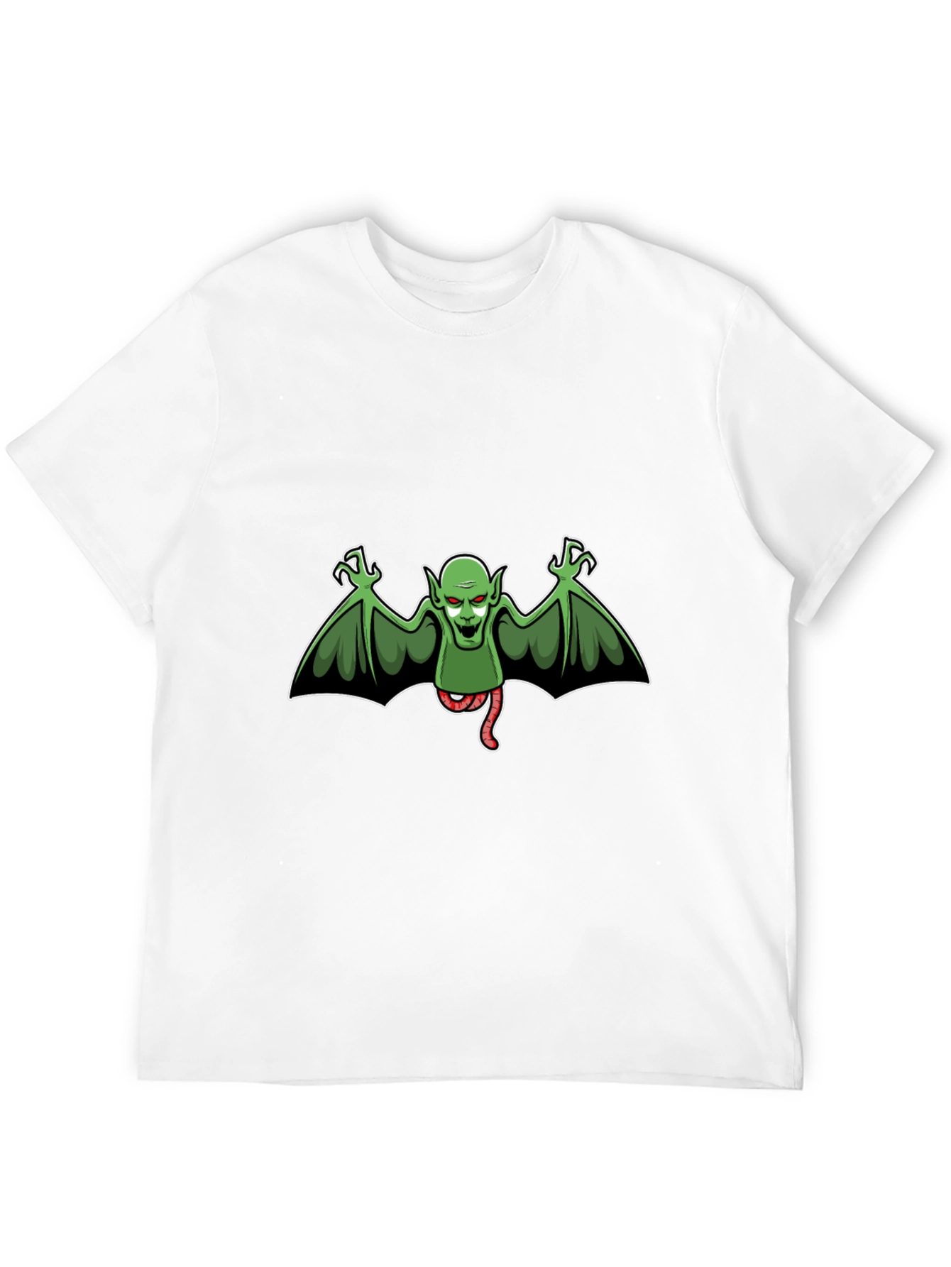 Spooky Bat Creature Graphic T-Shirt