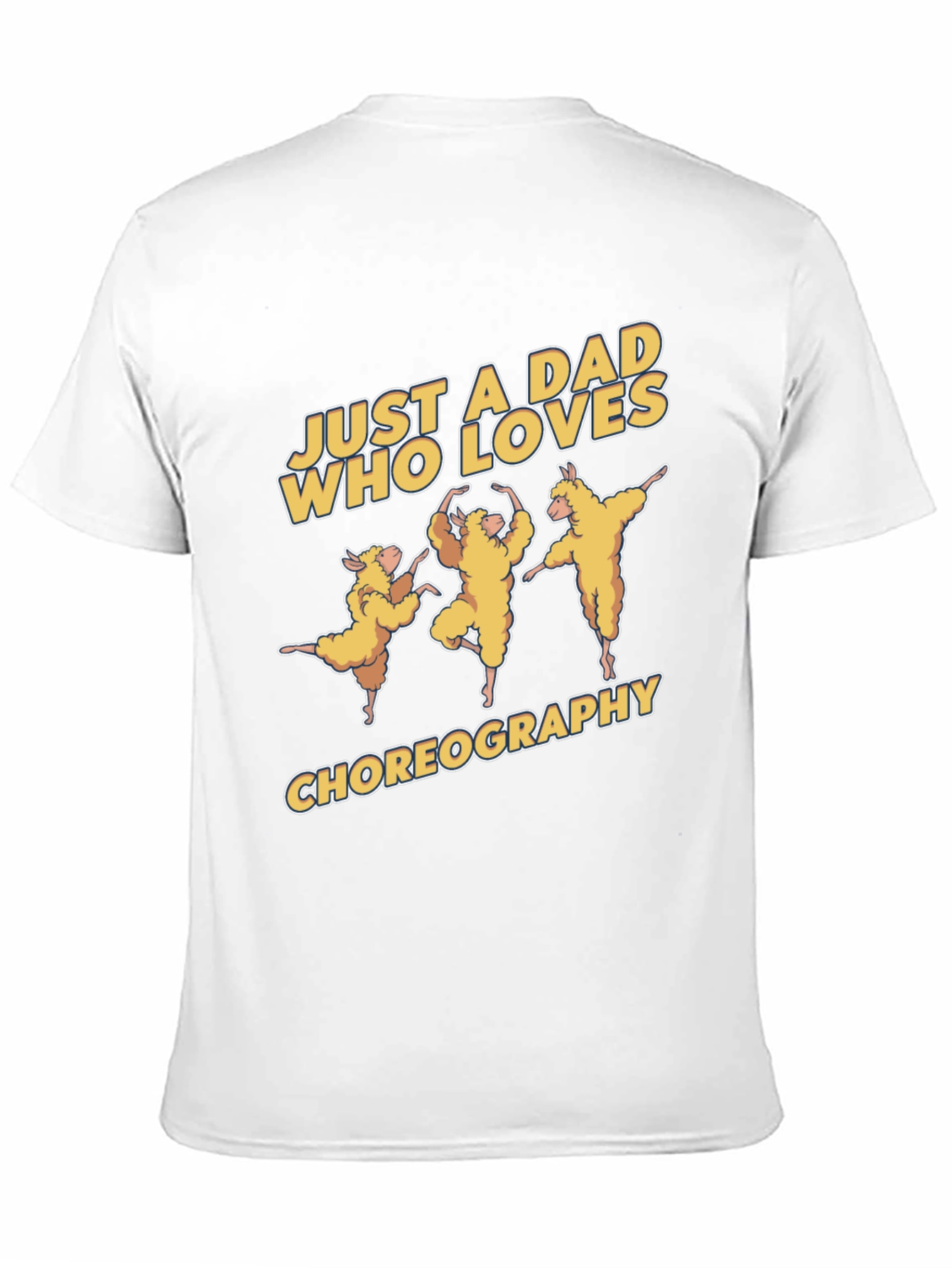 Dad Who Loves Choreography Black T-Shirt