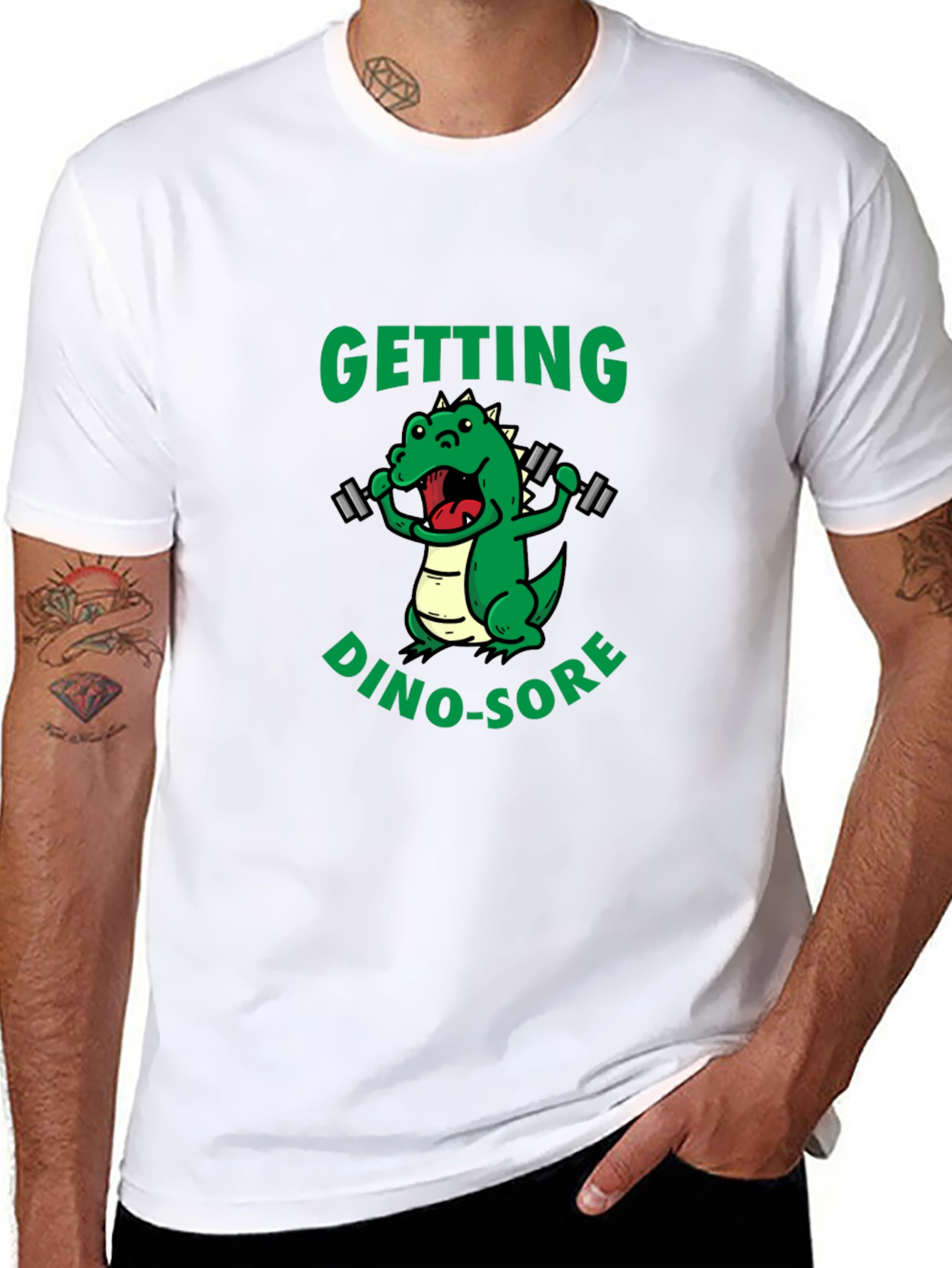 Dino-sore Workout T-Shirt