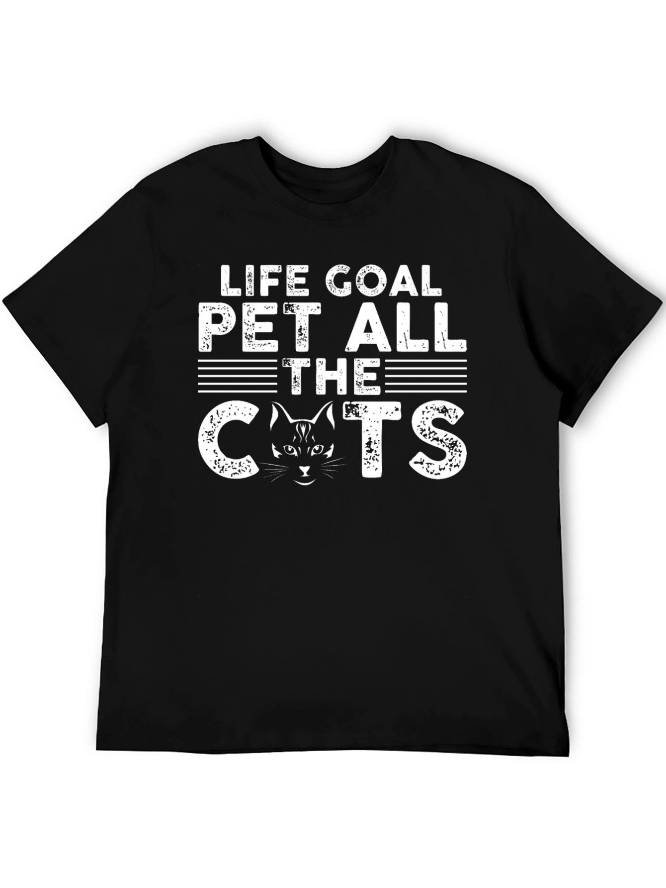 Life Goal Pet All The Cats Graphic Tee