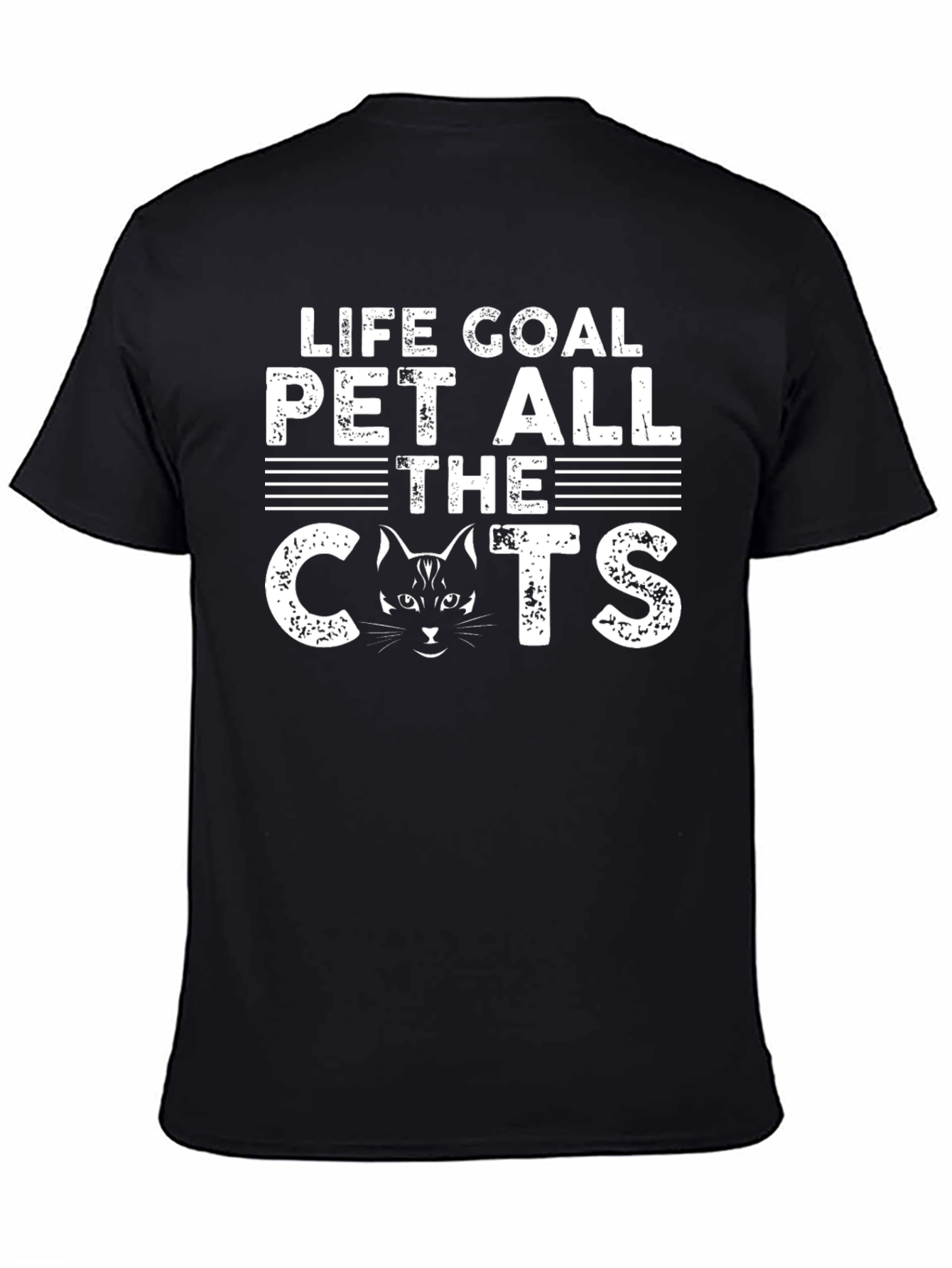 Life Goal Pet All The Cats Graphic Tee