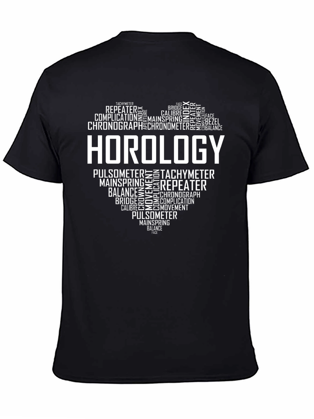 Horology Heart T-Shirt - Watch Lover Tee