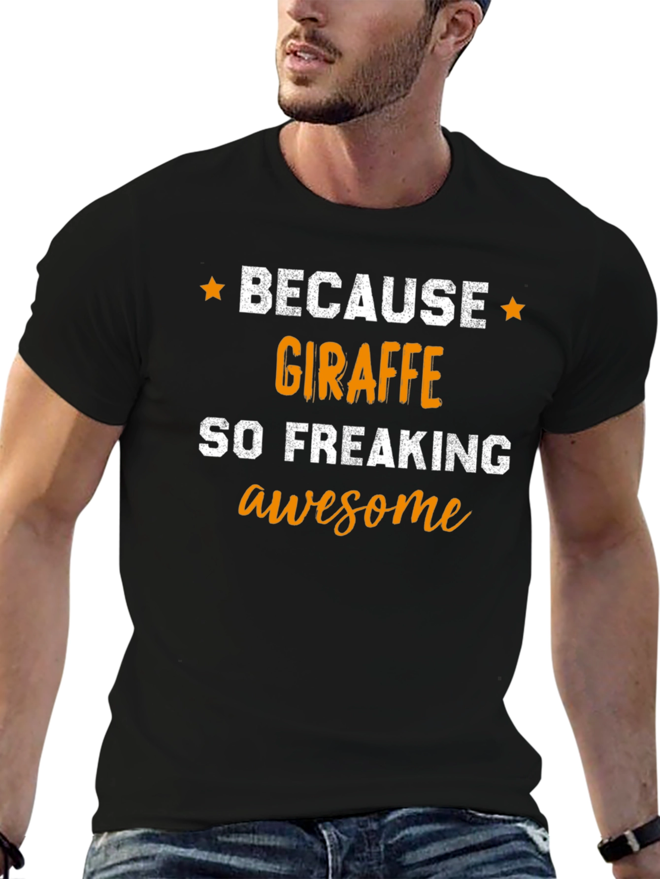 Because Giraffe Awesome T-Shirt