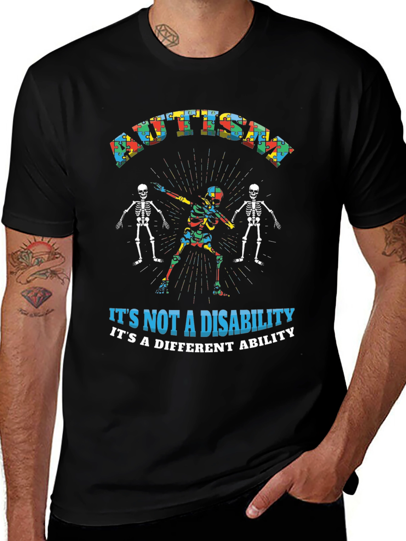 Autism Awareness T-Shirt - Different Ability
