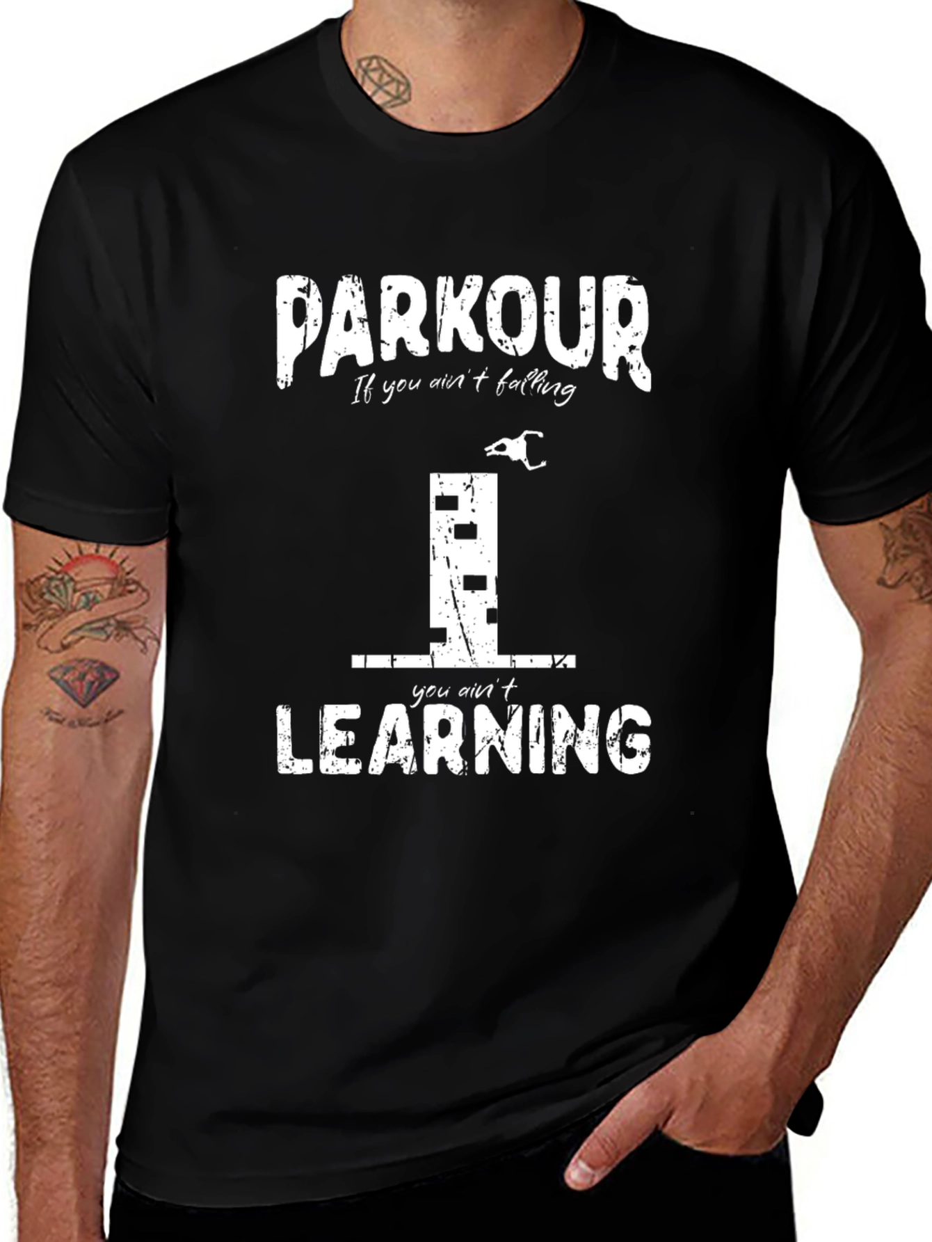 Parkour Fall T-Shirt: Learn Parkour
