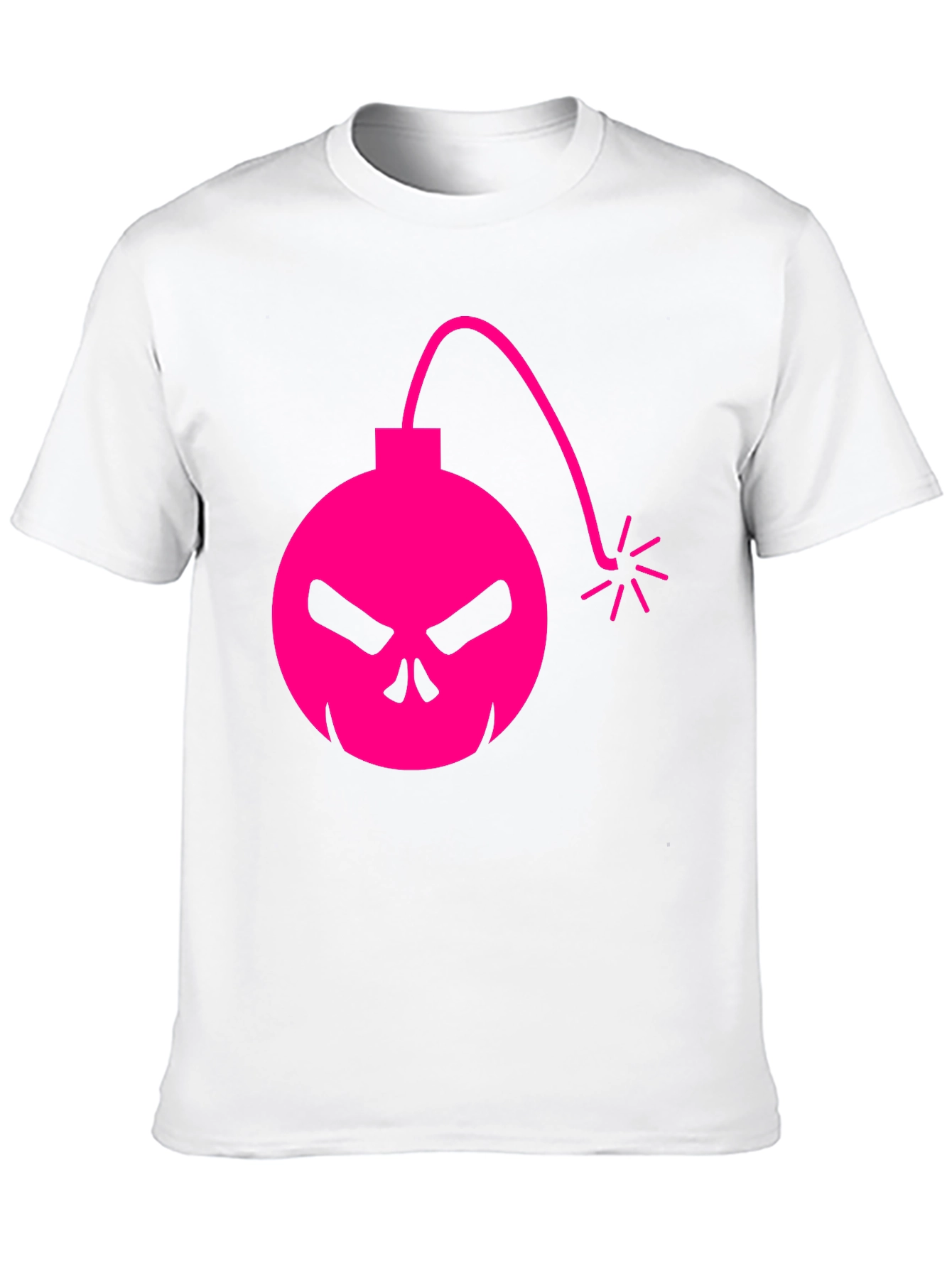 Skull Bomb Graphic Tee - Edgy Style
