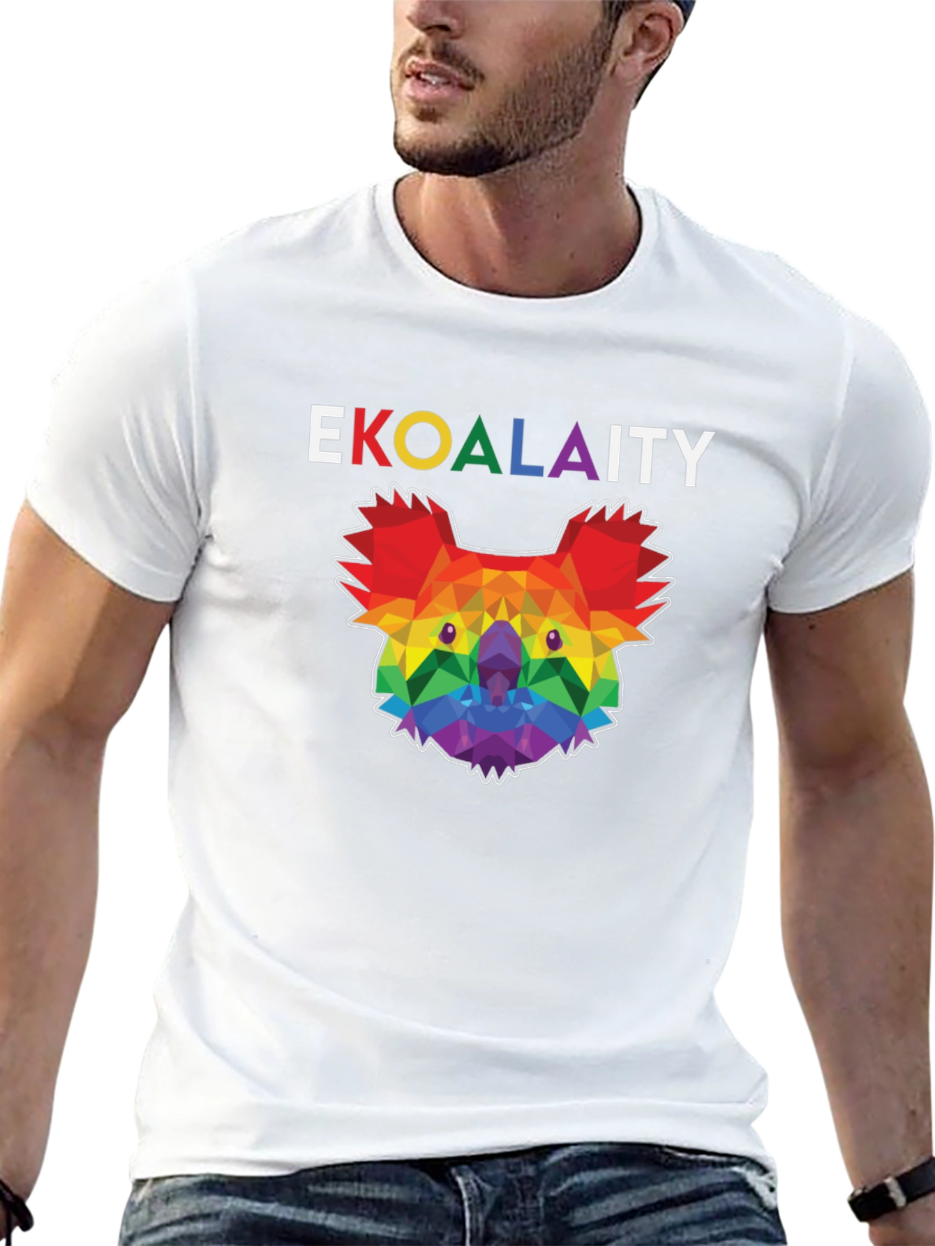 EKOALAITY Pride Rainbow Graphic Tee